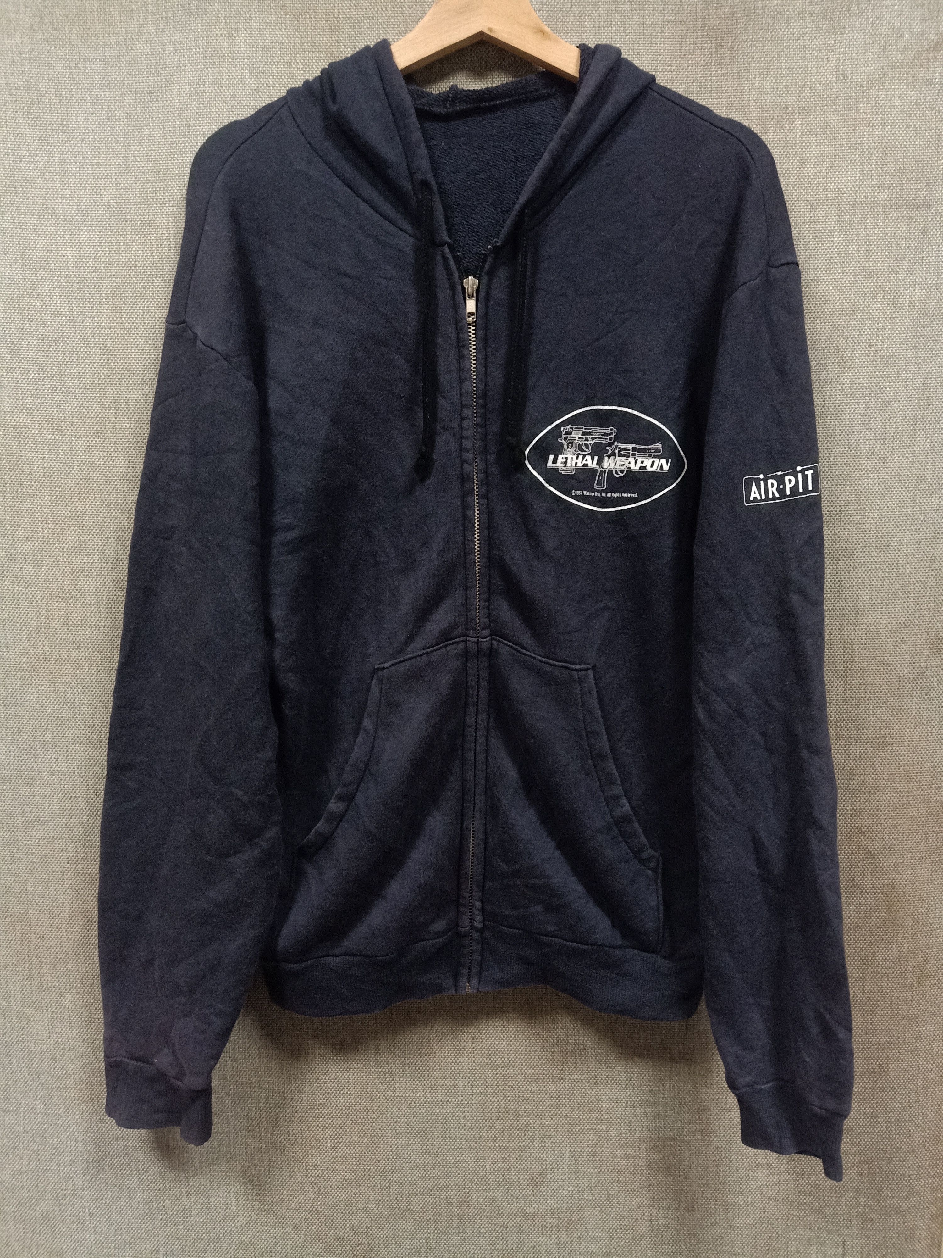 Warner Bros vintage sweatshirt hoodie movie lethal weapon Size US M / EU 48-50 / 2 - 1 Thumbnail