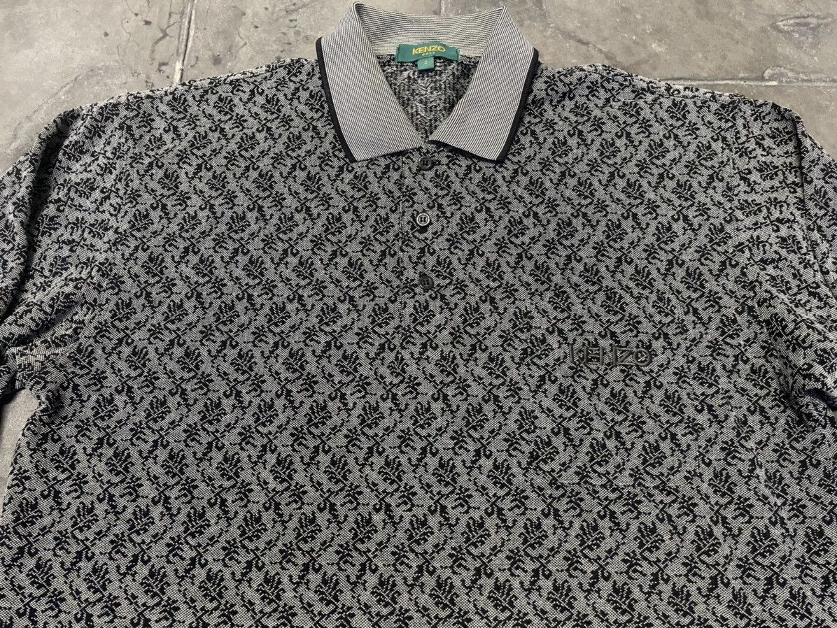 Kenzo JAPAN MADE Kenzo Art Full All Over Print Polo Size US L / EU 52-54 / 3 - 2 Thumbnail
