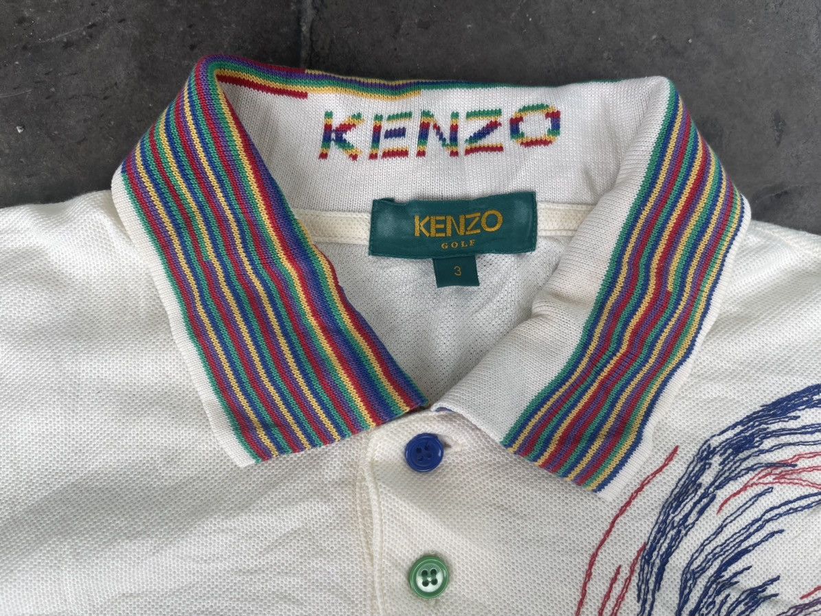 Kenzo JAPAN MADE Kenzo Embroidered Long Sleeve Polo Size US M / EU 48-50 / 2 - 3 Thumbnail