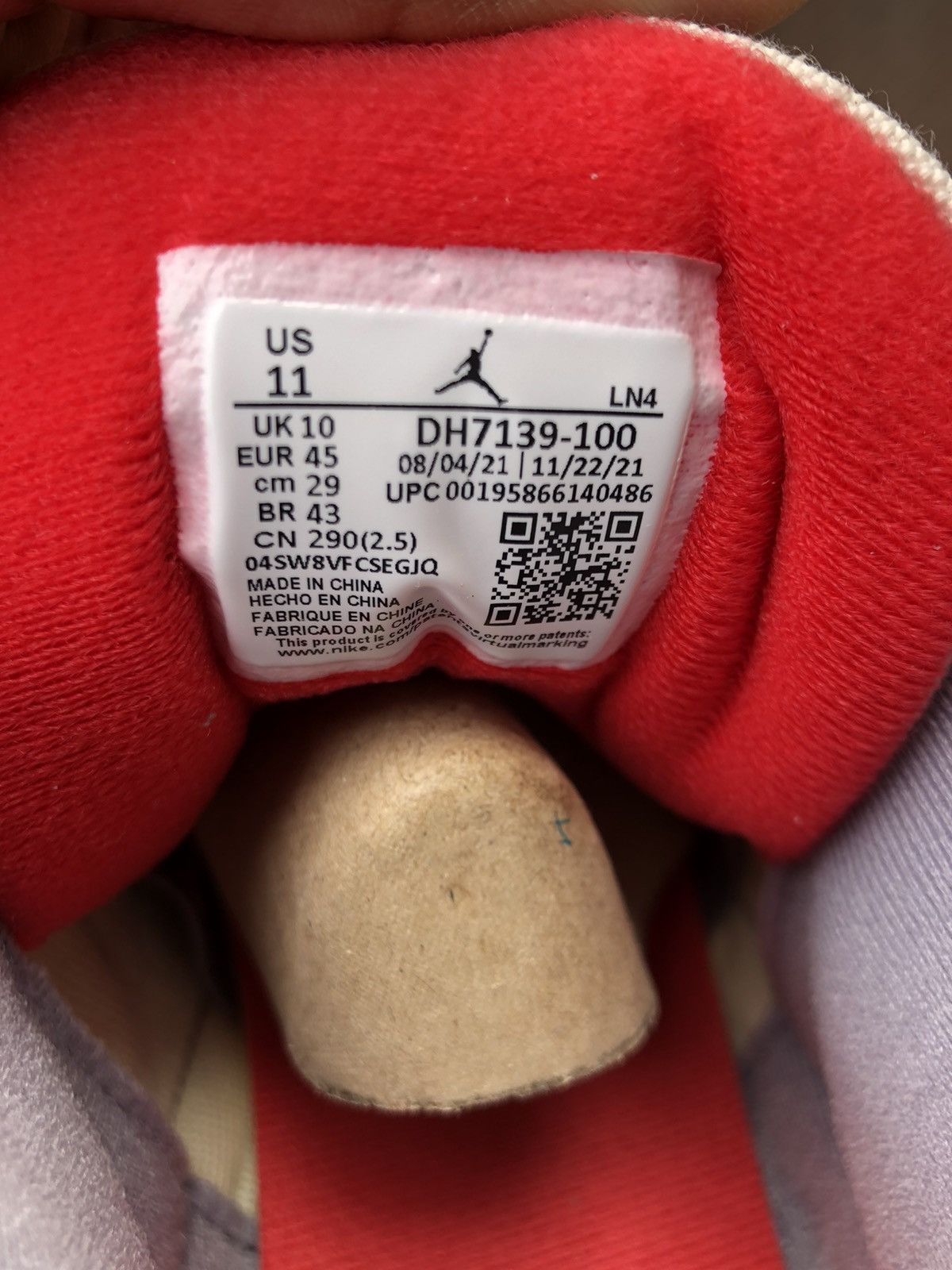 Jordan Brand Jordan 3 Retro Muslin Size 11 Size US 11 / EU 44 - 5 Thumbnail