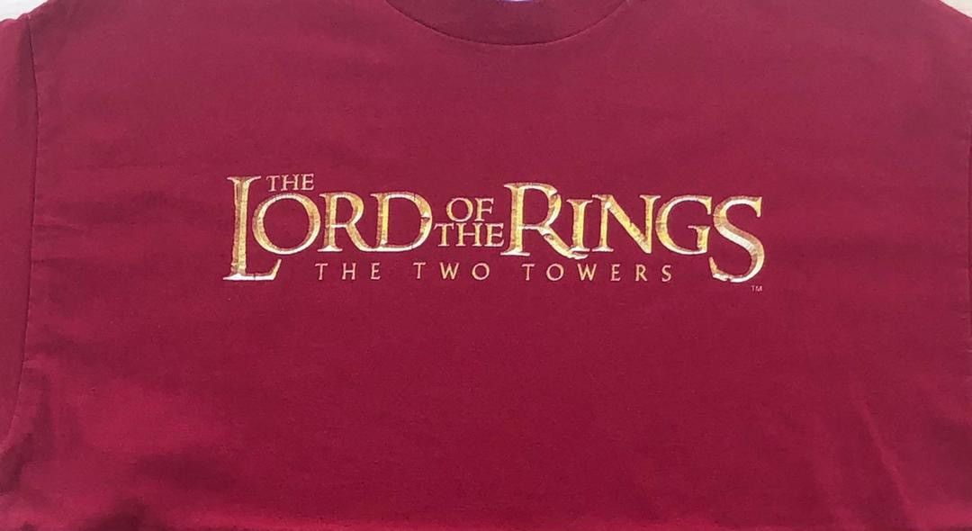 Vintage Vintage Tee Lord of The Rings Movie promo ( A 14 ) Size US XL / EU 56 / 4 - 2 Thumbnail