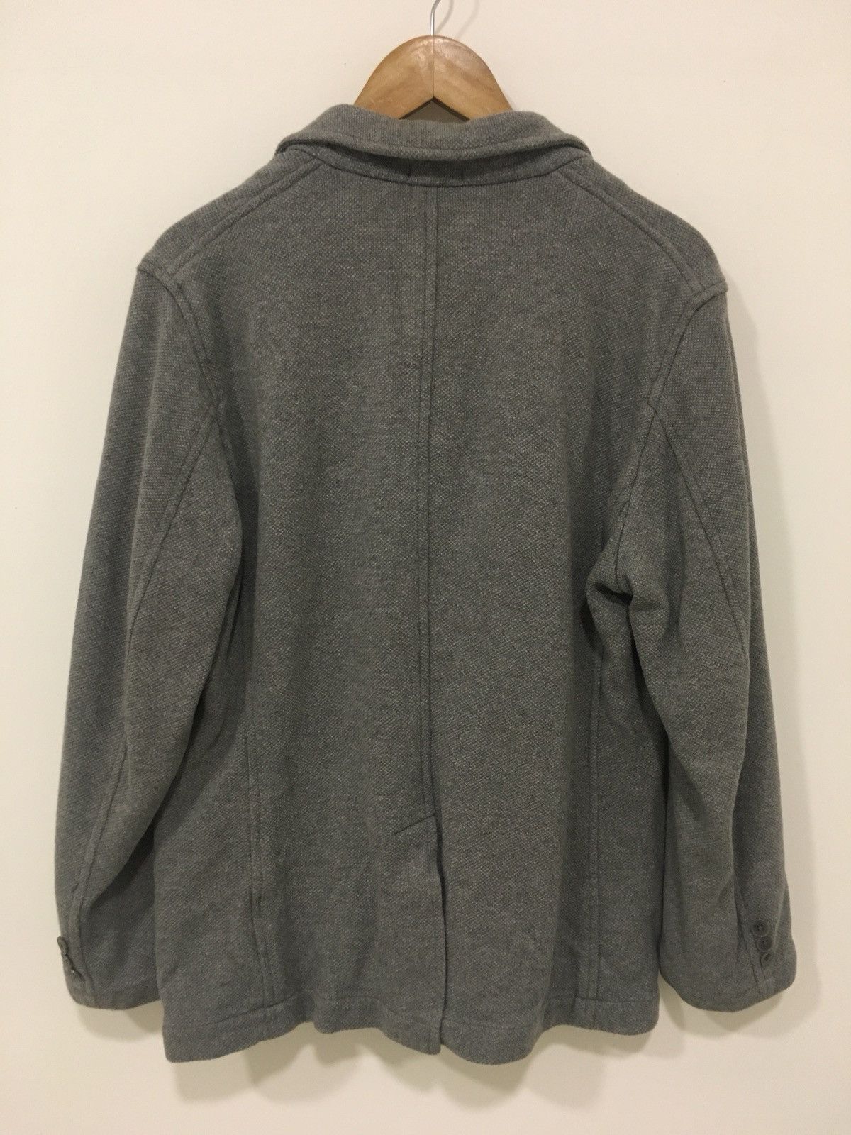 Lacoste cotton grey coat Size US L / EU 52-54 / 3 - 3 Thumbnail