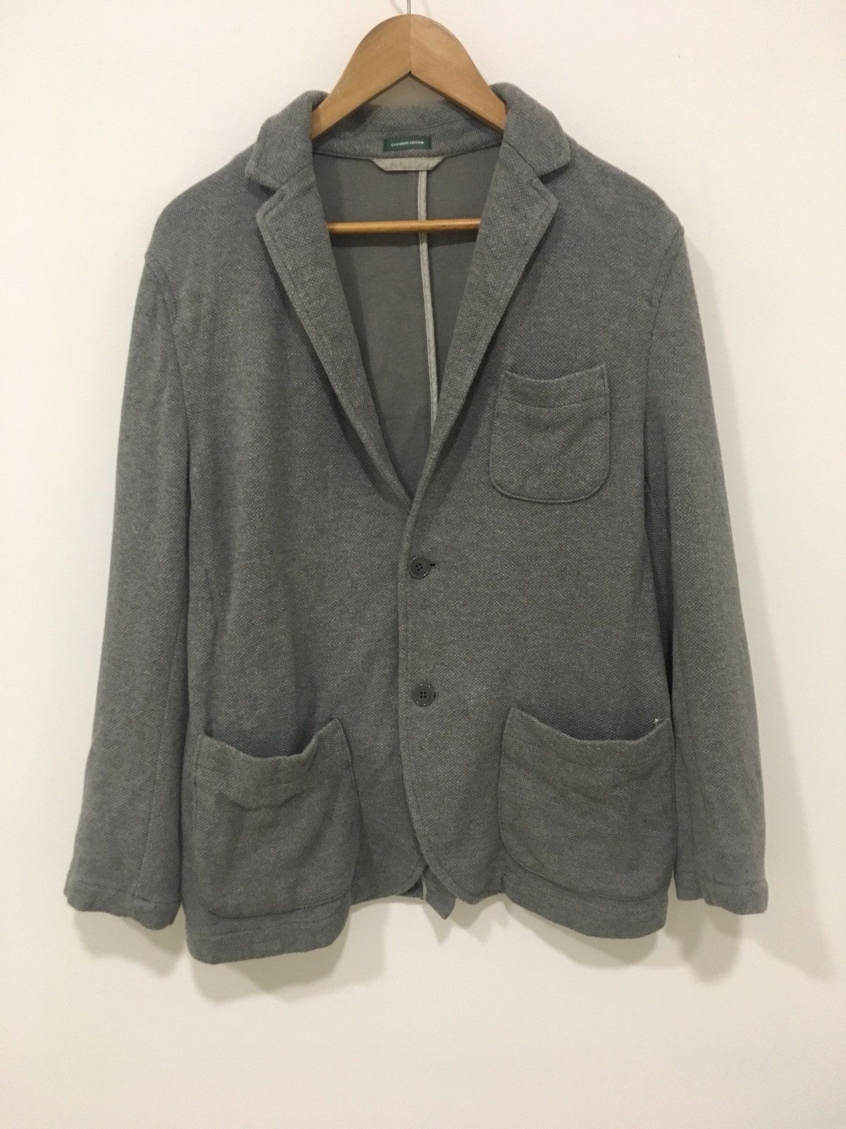 Lacoste cotton grey coat Size US L / EU 52-54 / 3 - 2 Thumbnail