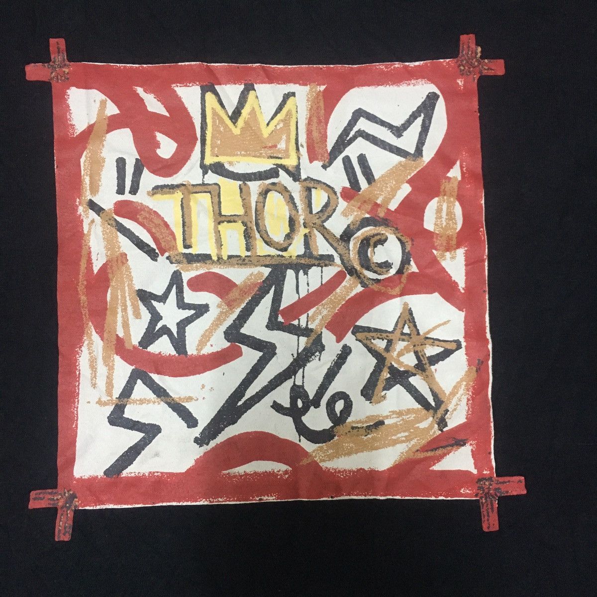 Jean-Michel Basquiat thor art by JMB Size US M / EU 48-50 / 2 - 2 Thumbnail