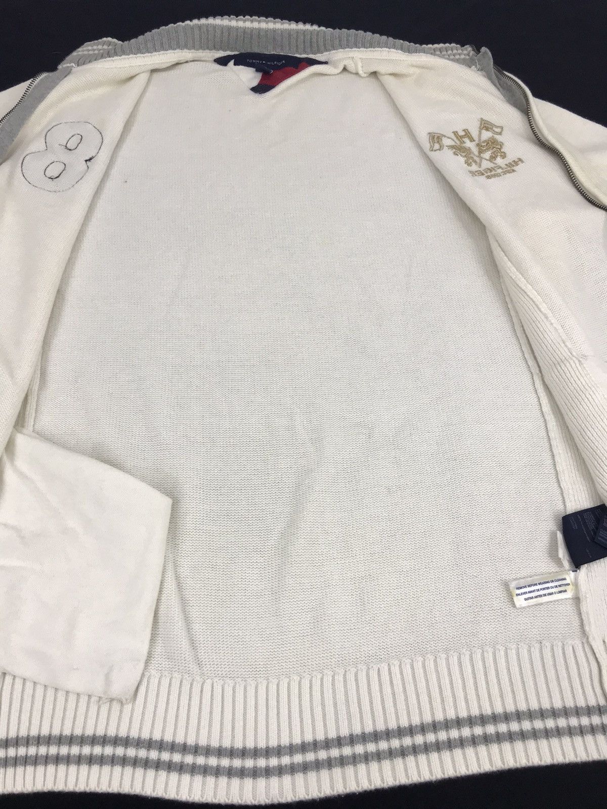 Tommy Hilfiger Tommy Hilfiger No 8 Track Top Sweatshirt Simple Jacket Size US M / EU 48-50 / 2 - 3 Thumbnail