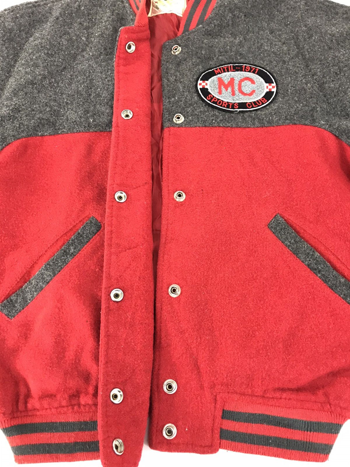 Japanese Brand Varsity Jacket Mitil 1971 Club Infinite Time Minimum Size US M / EU 48-50 / 2 - 4 Thumbnail