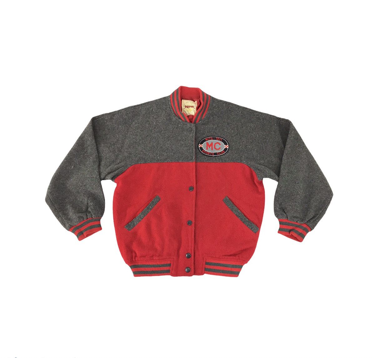 Japanese Brand Varsity Jacket Mitil 1971 Club Infinite Time Minimum Size US M / EU 48-50 / 2 - 2 Thumbnail