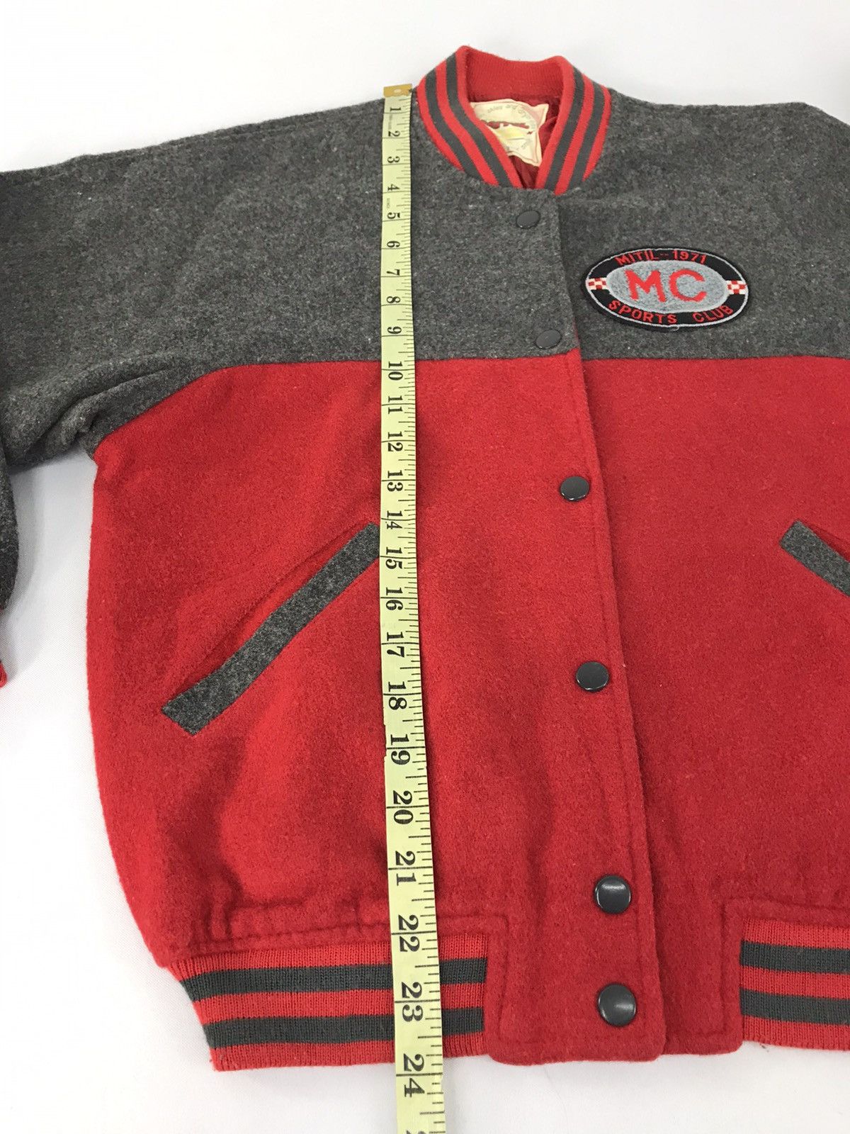 Japanese Brand Varsity Jacket Mitil 1971 Club Infinite Time Minimum Size US M / EU 48-50 / 2 - 9 Thumbnail