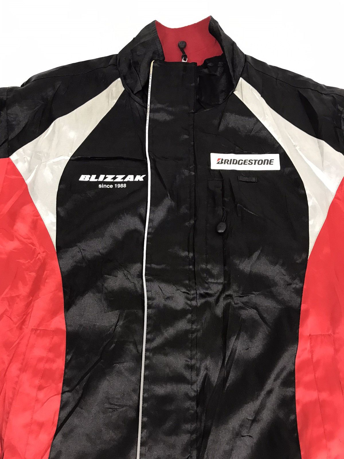 Japanese Brand Vintage Blizzak VRX Bridgestone Sweatshirt Nylon Jacket Size US L / EU 52-54 / 3 - 3 Thumbnail
