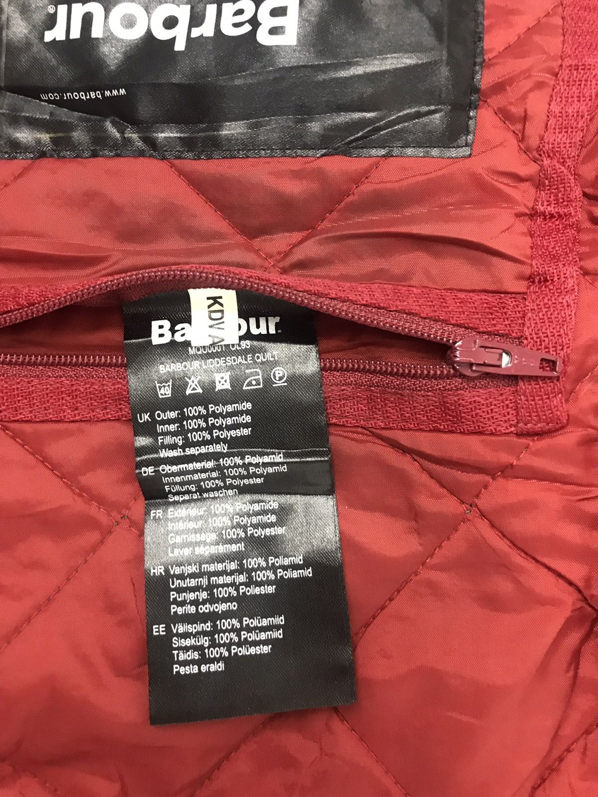 Barbour Vintage Barbour Quilted Padded Jacket Puffer Style Size US L / EU 52-54 / 3 - 3 Thumbnail