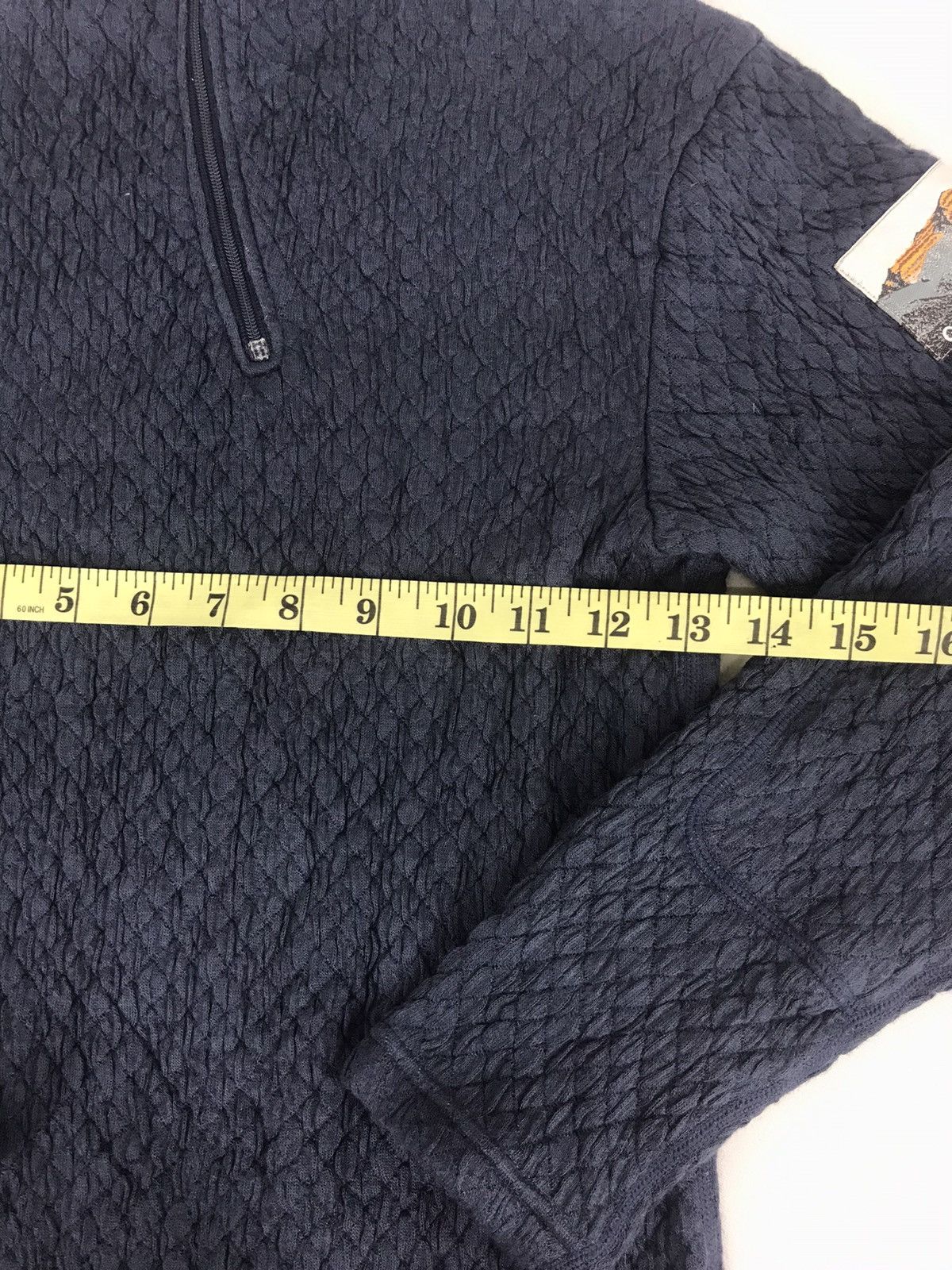 Japanese Brand Stretchable Comolangma 8848 Fleece Quilted Knit Sweatshirt Size S / US 4 / IT 40 - 5 Thumbnail