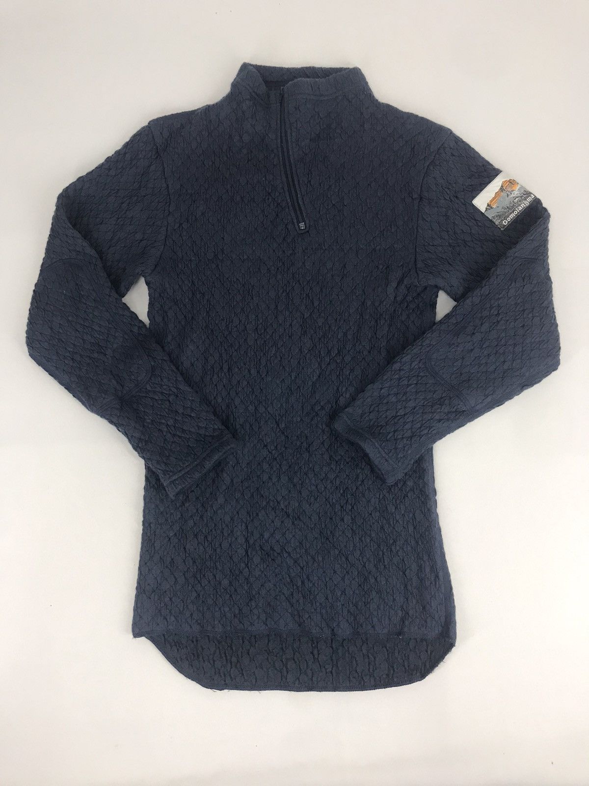 Japanese Brand Stretchable Comolangma 8848 Fleece Quilted Knit Sweatshirt Size S / US 4 / IT 40 - 1 Thumbnail