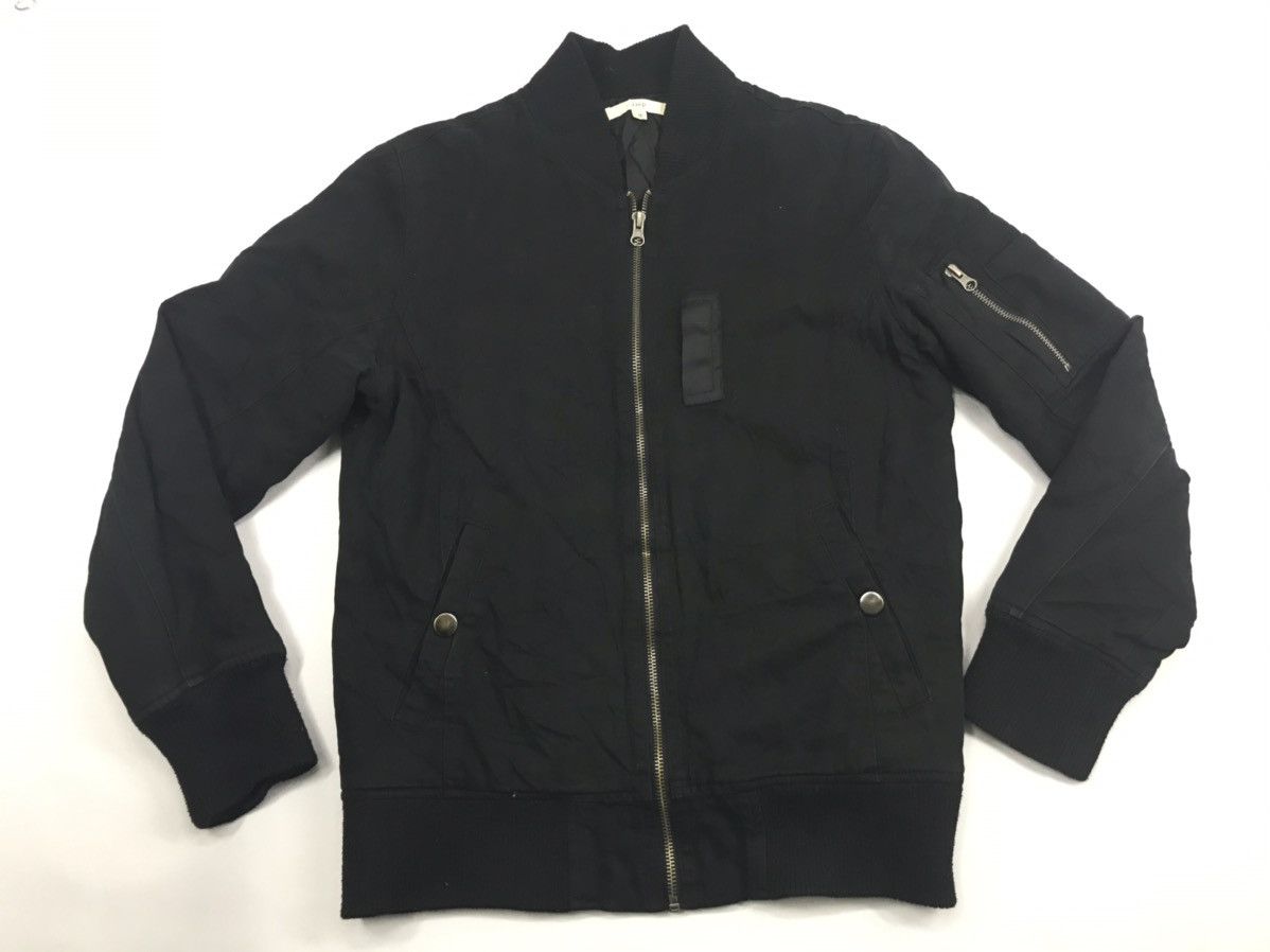 Japanese Brand Imp Bomber Black Jacket Nice Fashion Military Style Size US S / EU 44-46 / 1 - 1 Thumbnail