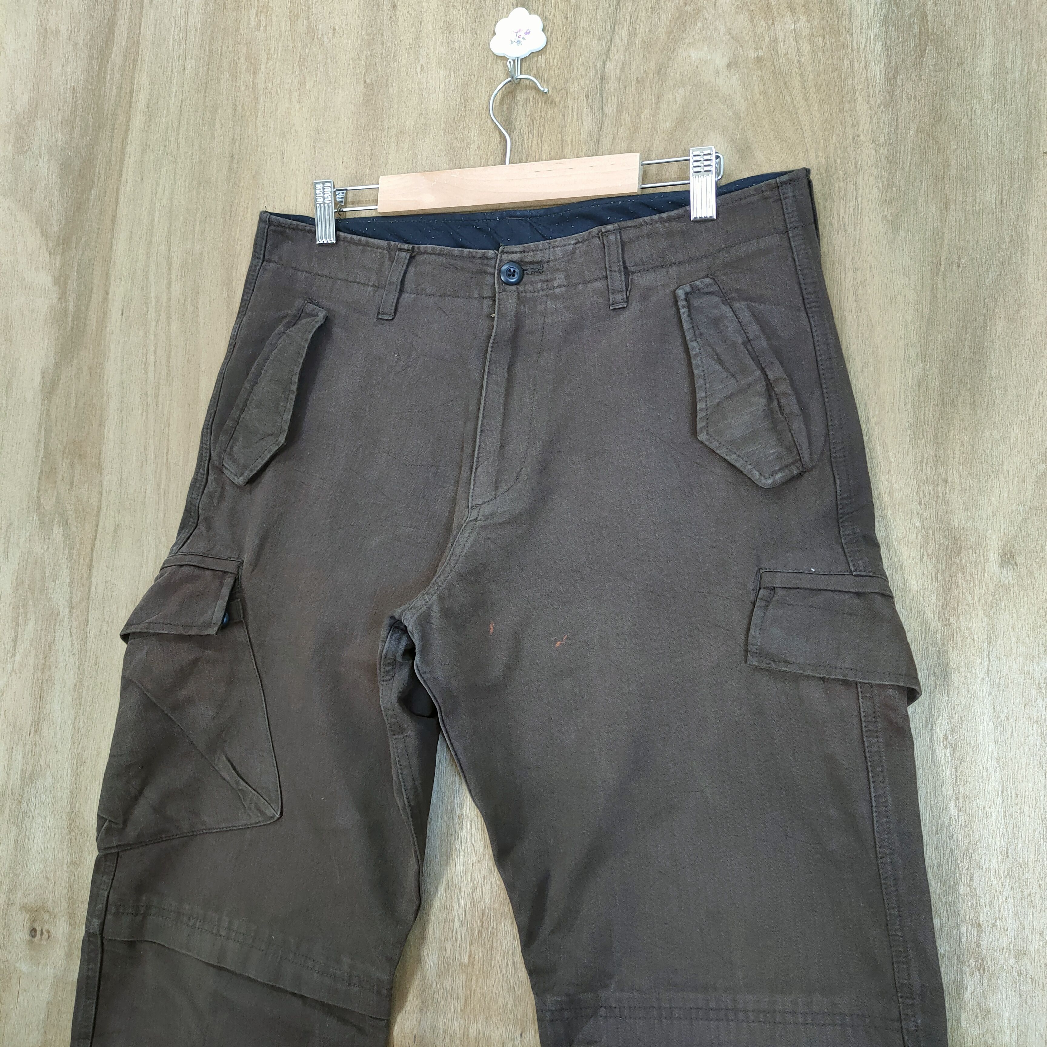 PPFM PPFM BROWN CARGO PANTS Size US 34 / EU 50 - 8 Thumbnail