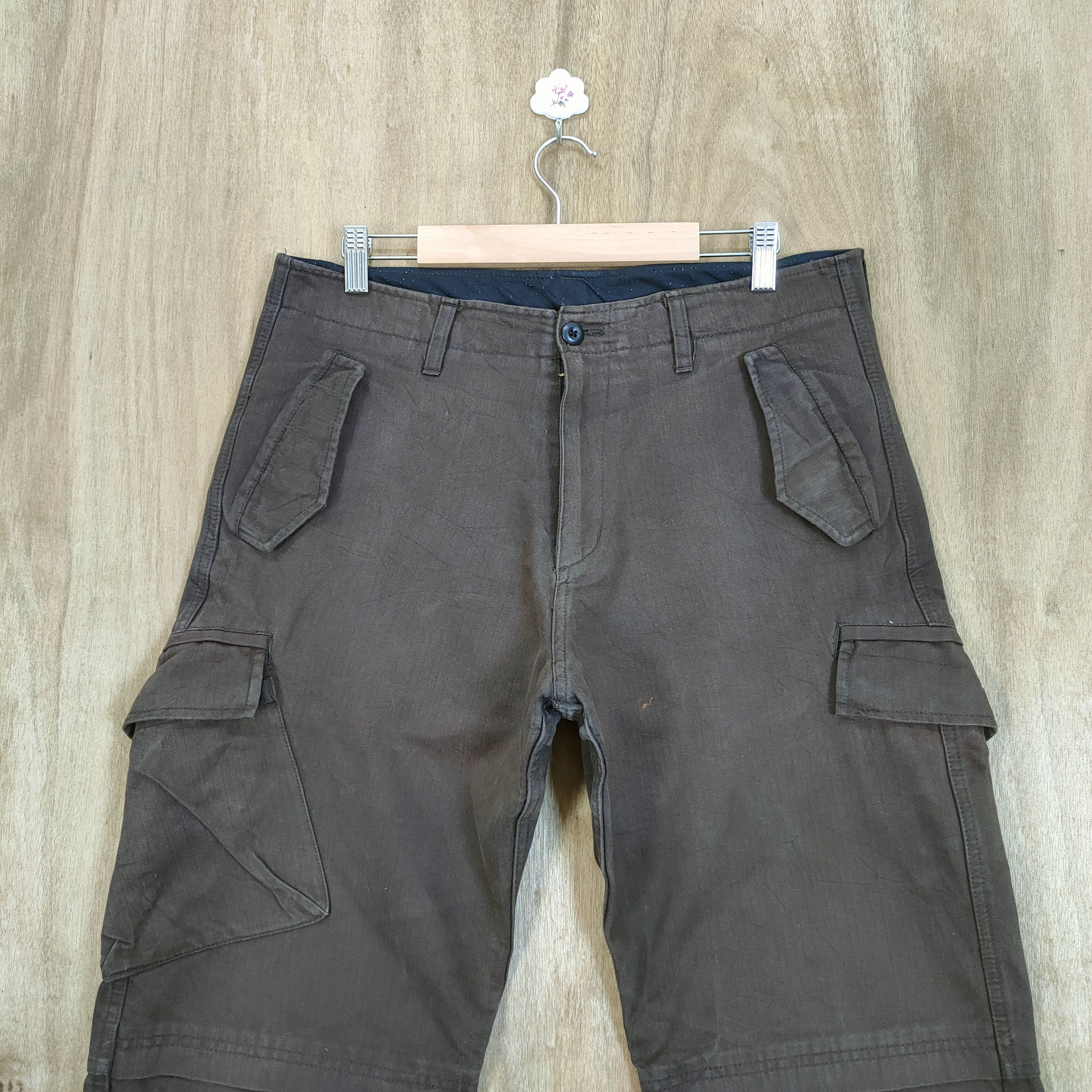 PPFM PPFM BROWN CARGO PANTS Size US 34 / EU 50 - 4 Thumbnail