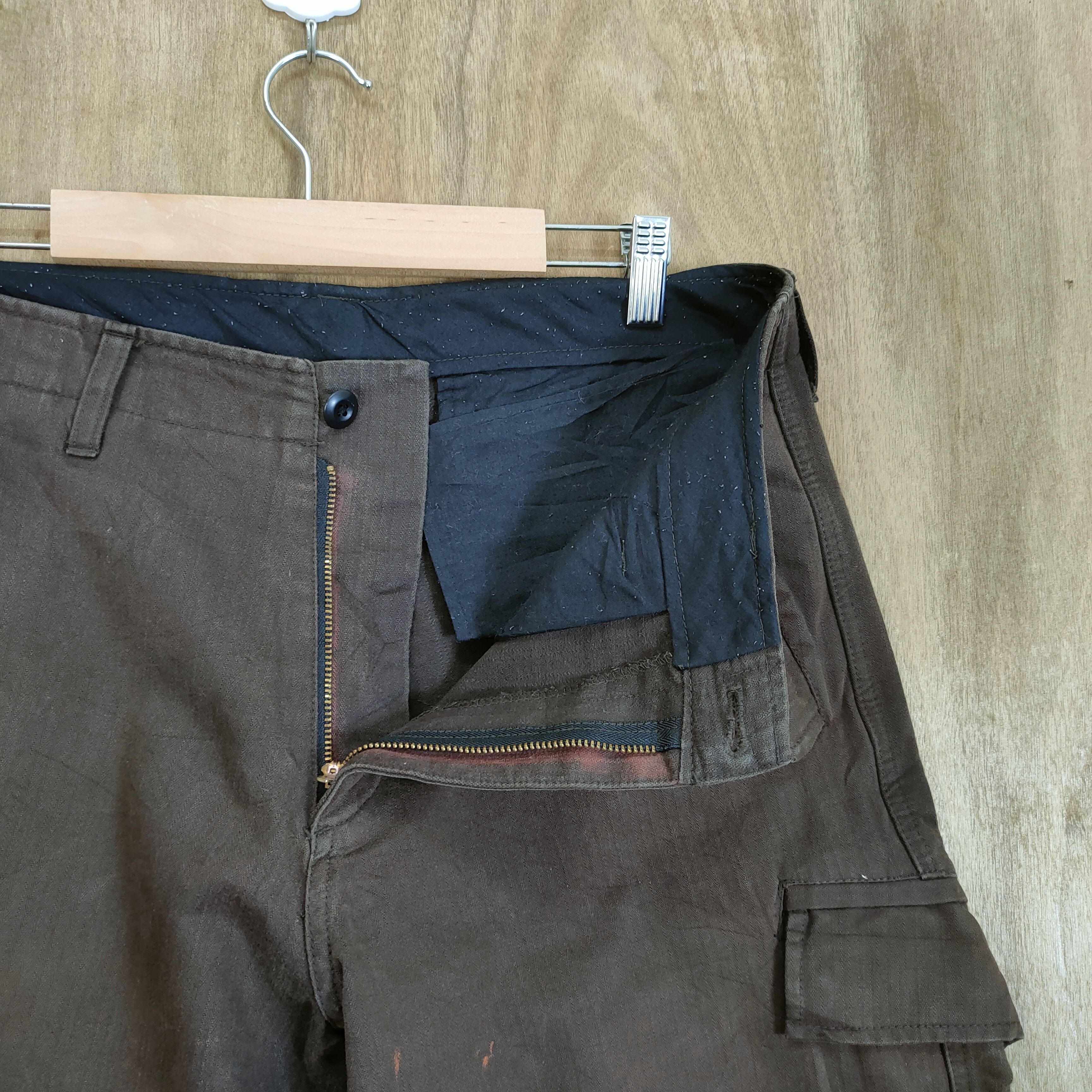 PPFM PPFM BROWN CARGO PANTS Size US 34 / EU 50 - 13 Thumbnail