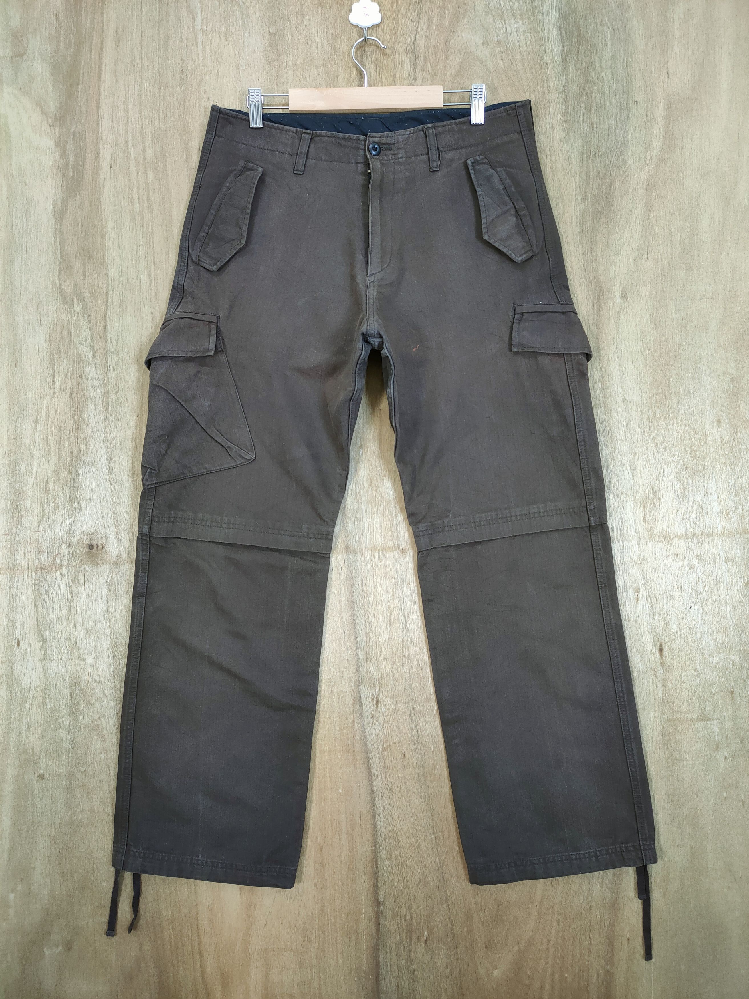PPFM PPFM BROWN CARGO PANTS Size US 34 / EU 50 - 1 Thumbnail