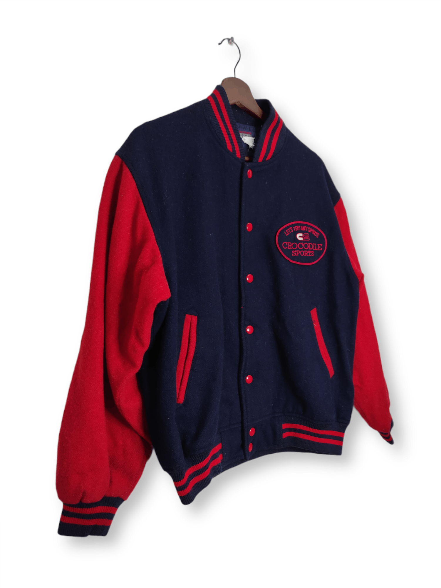 Japanese Brand Vintage Crocodile Sports Varsity Jacket Size US M / EU 48-50 / 2 - 3 Thumbnail