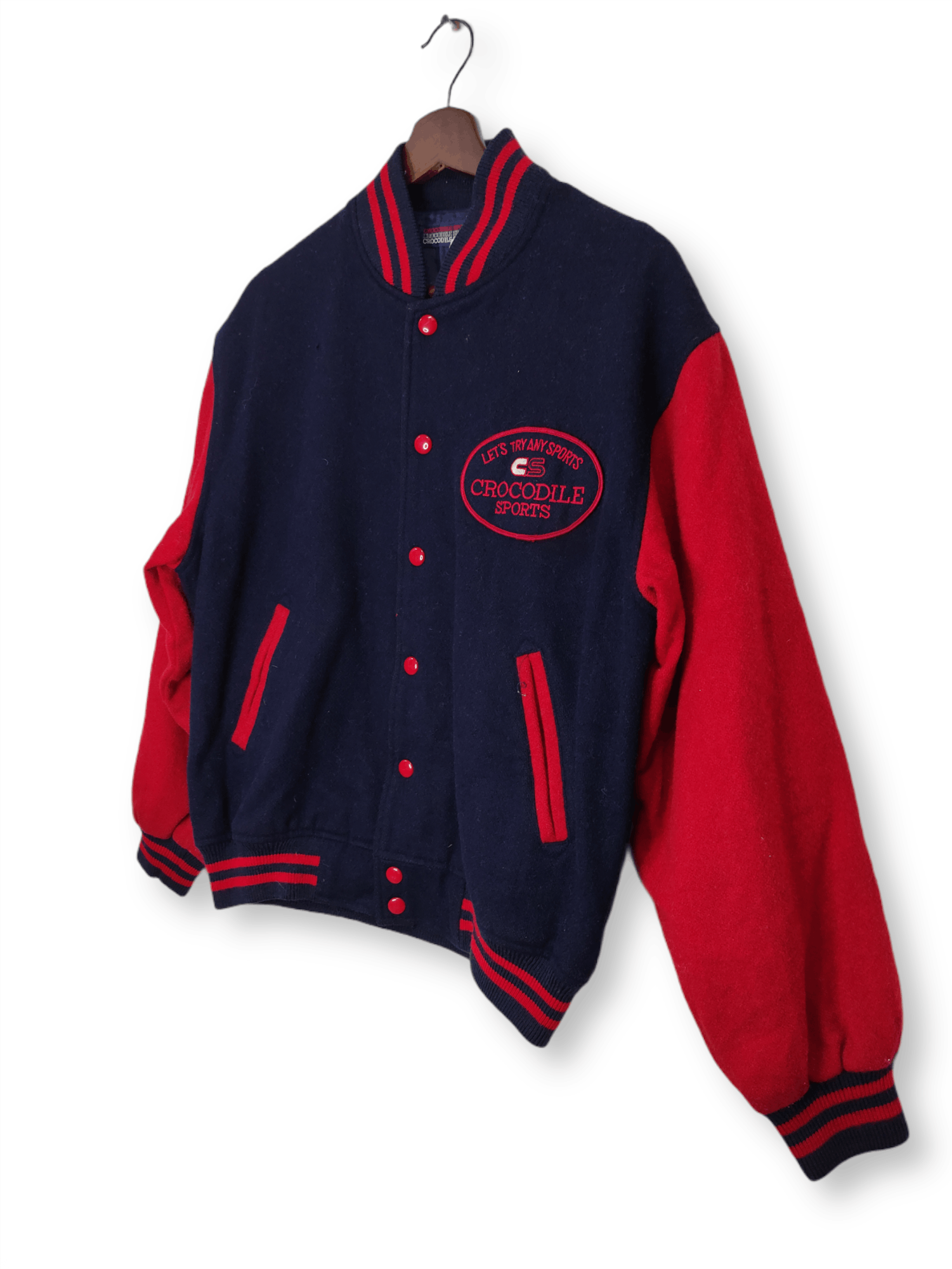 Japanese Brand Vintage Crocodile Sports Varsity Jacket Size US M / EU 48-50 / 2 - 2 Thumbnail