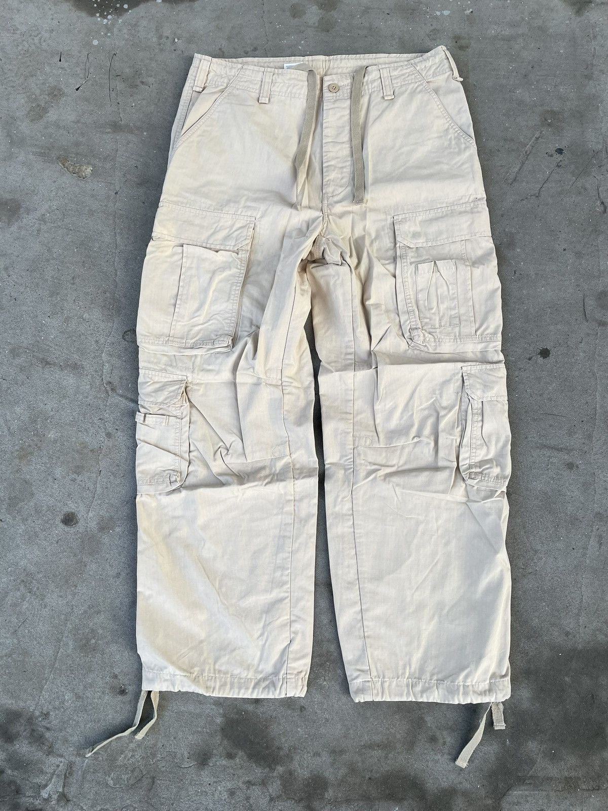 Japanese Brand Vintage Japanese Brand cargo pants multi pocket buggy fit Size US 34 / EU 50 - 2 Thumbnail