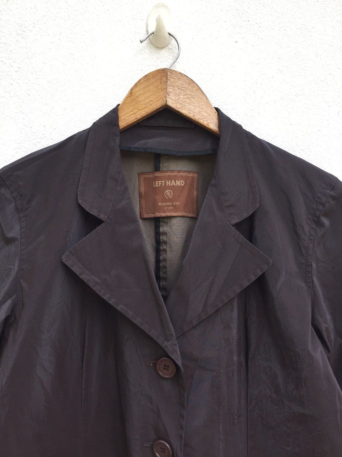 Massimo Osti Iconic Coated Polyester Button Jacket Coat SI CP Size US M / EU 48-50 / 2 - 2 Thumbnail