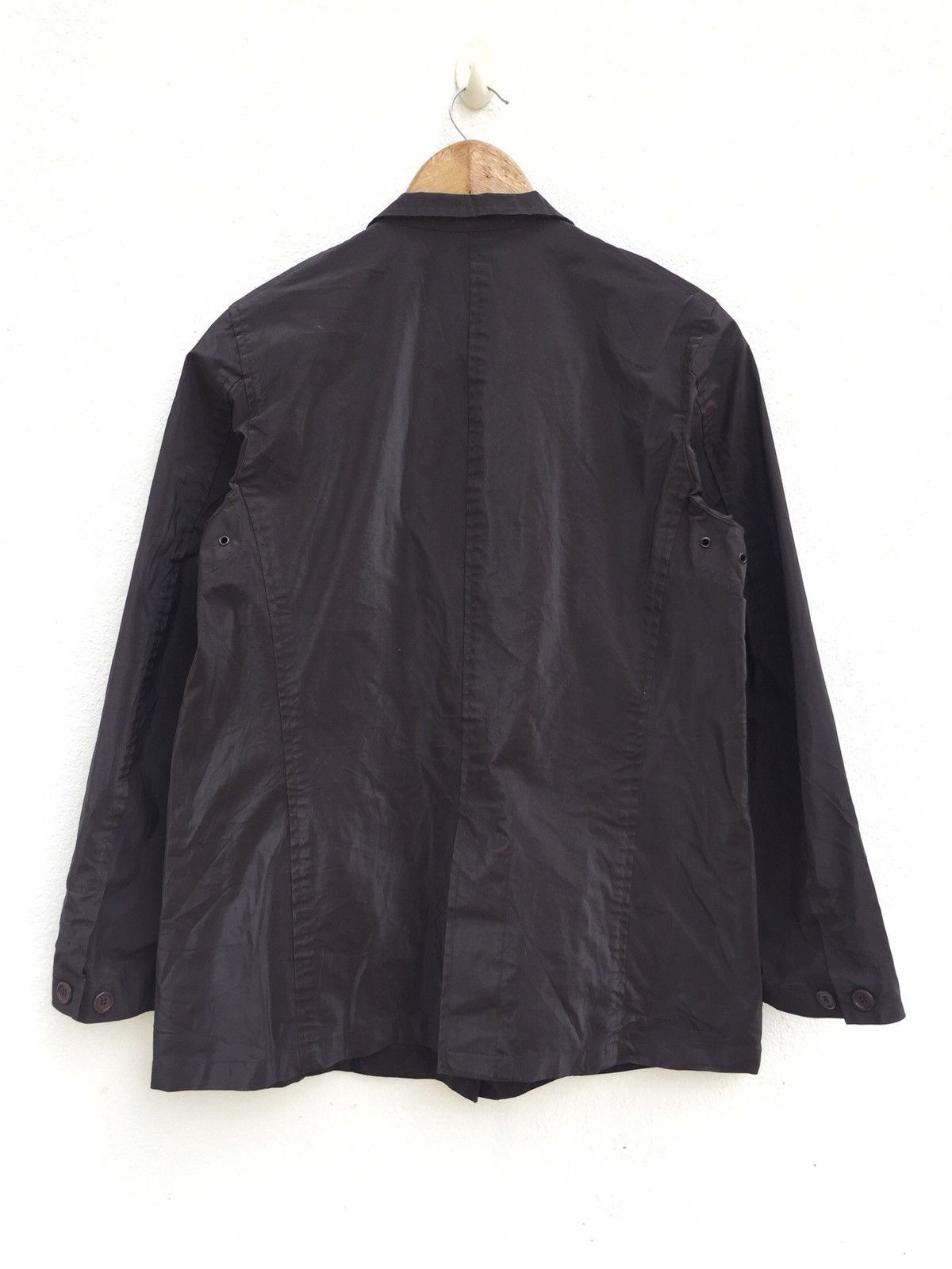 Massimo Osti Iconic Coated Polyester Button Jacket Coat SI CP Size US M / EU 48-50 / 2 - 8 Thumbnail