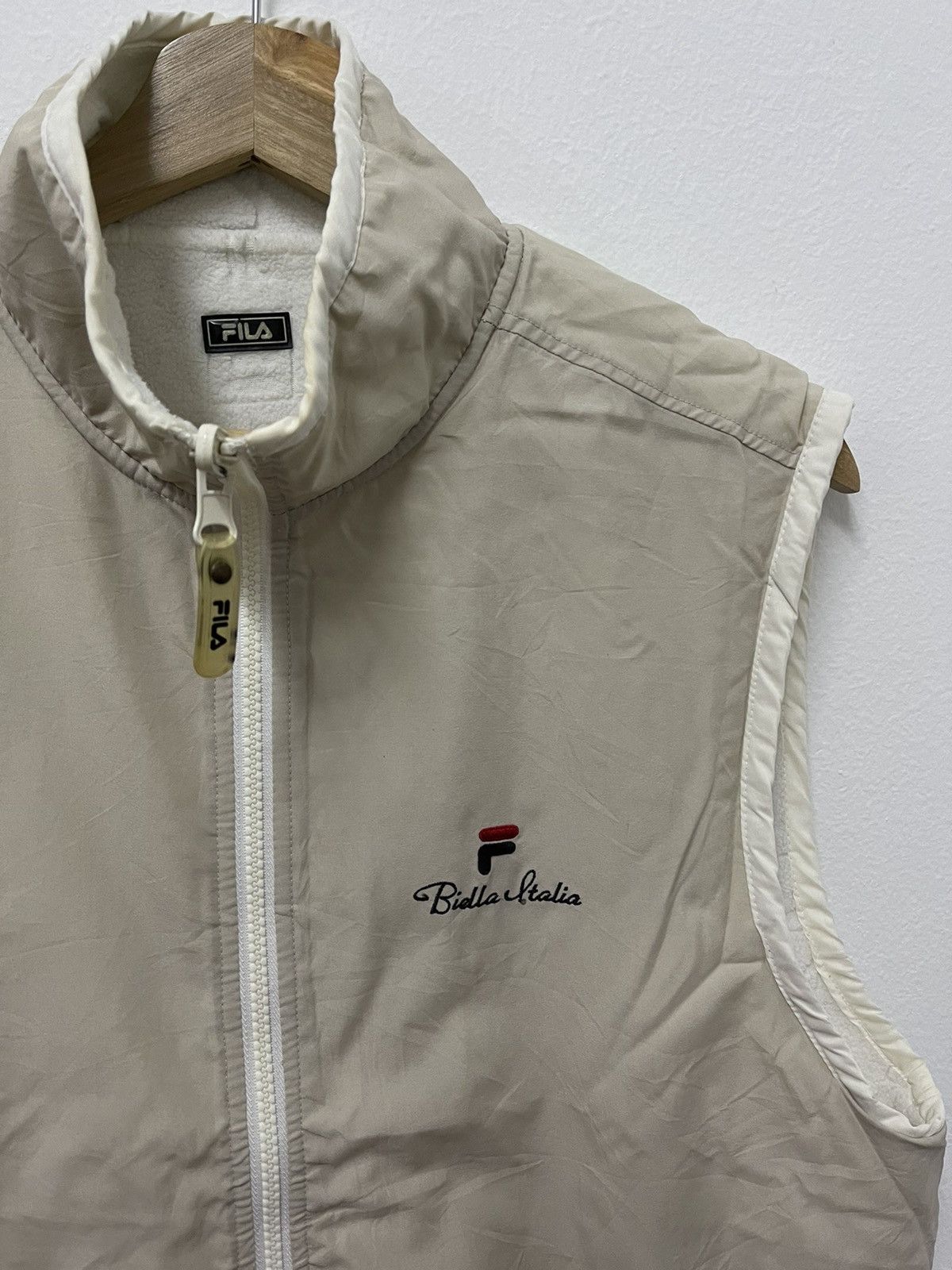 Fila × Japanese Brand × Vintage Vintage Fila Monogram Reversible Sleeveless Size US M / EU 48-50 / 2 - 8 Thumbnail