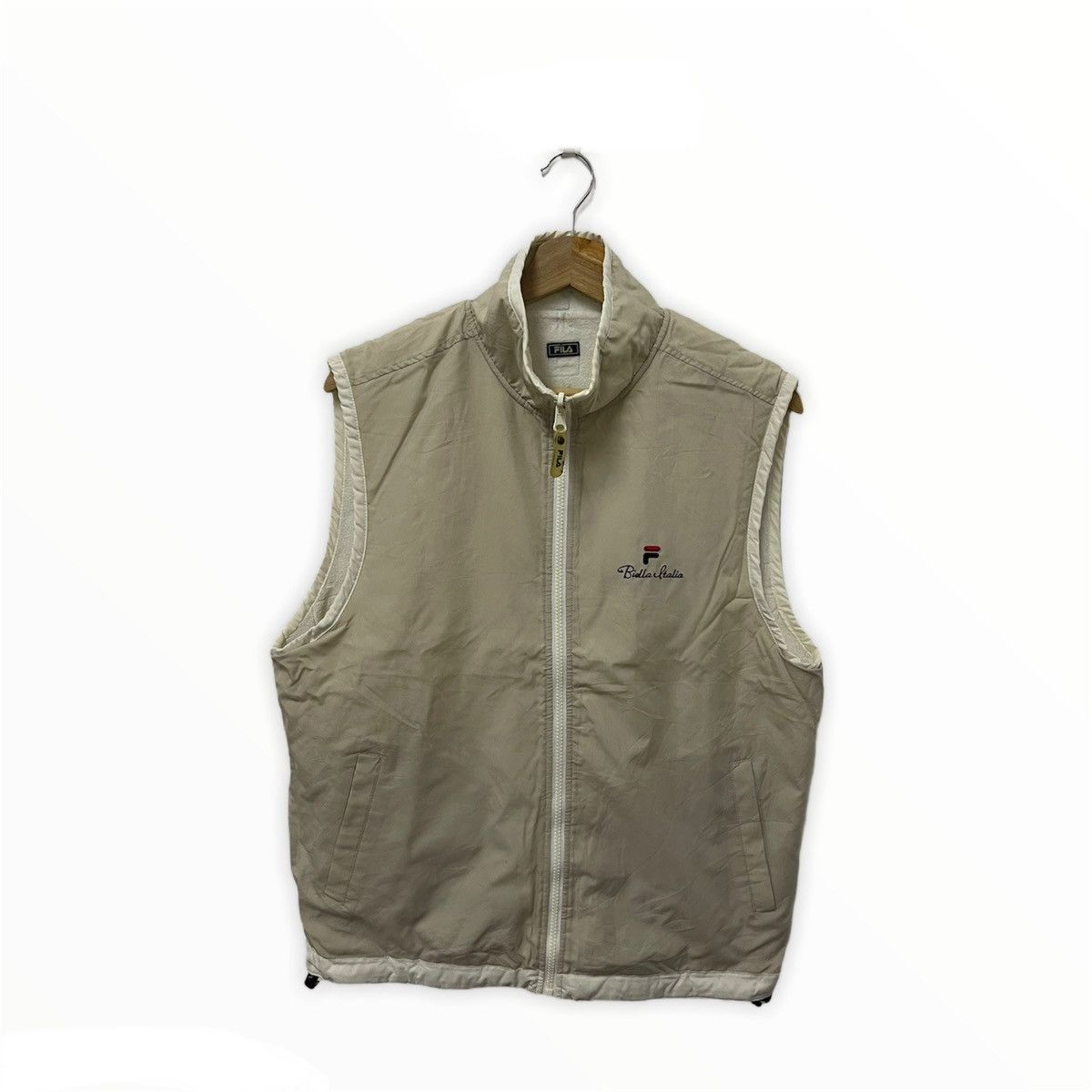 Fila × Japanese Brand × Vintage Vintage Fila Monogram Reversible Sleeveless Size US M / EU 48-50 / 2 - 7 Thumbnail