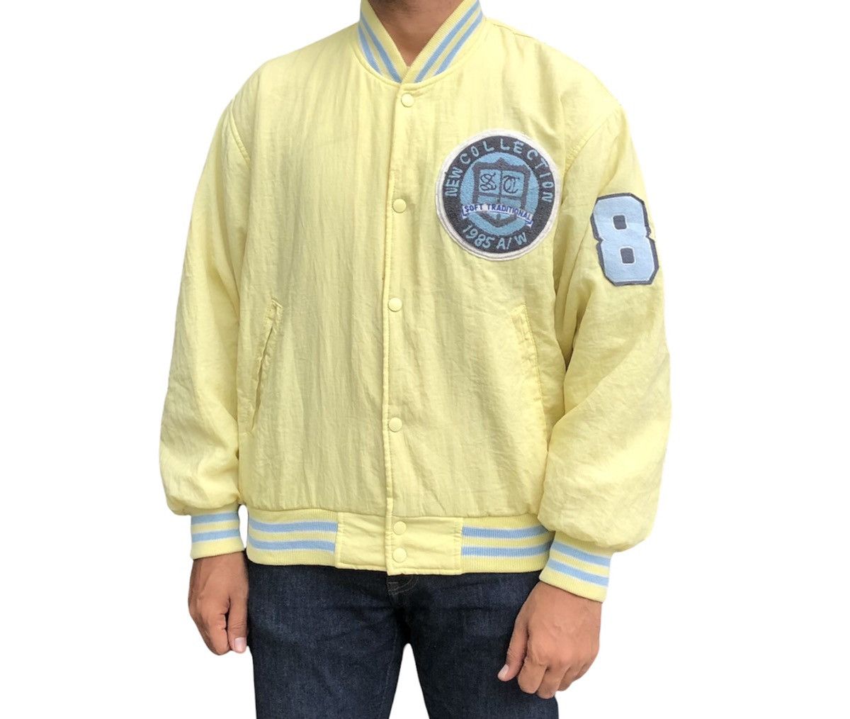 Vintage 🔥Vintage 90s Volunt Nylon Varsity Jacket Size US M / EU 48-50 / 2 - 2 Thumbnail