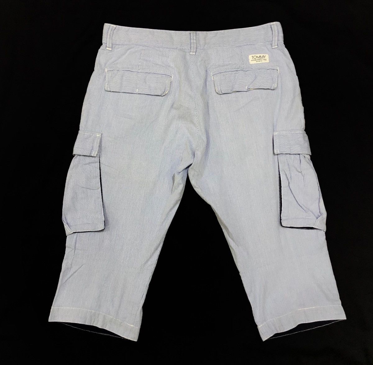 Tommy Jeans Tommy Men’s Light Blue Stripe Cargo Pants Size US 32 / EU 48 - 5 Thumbnail