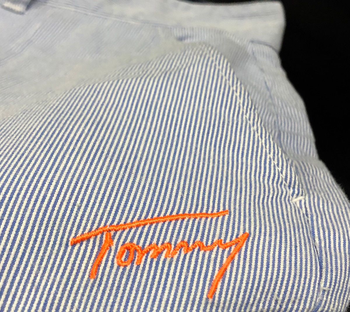 Tommy Jeans Tommy Men’s Light Blue Stripe Cargo Pants Size US 32 / EU 48 - 3 Thumbnail