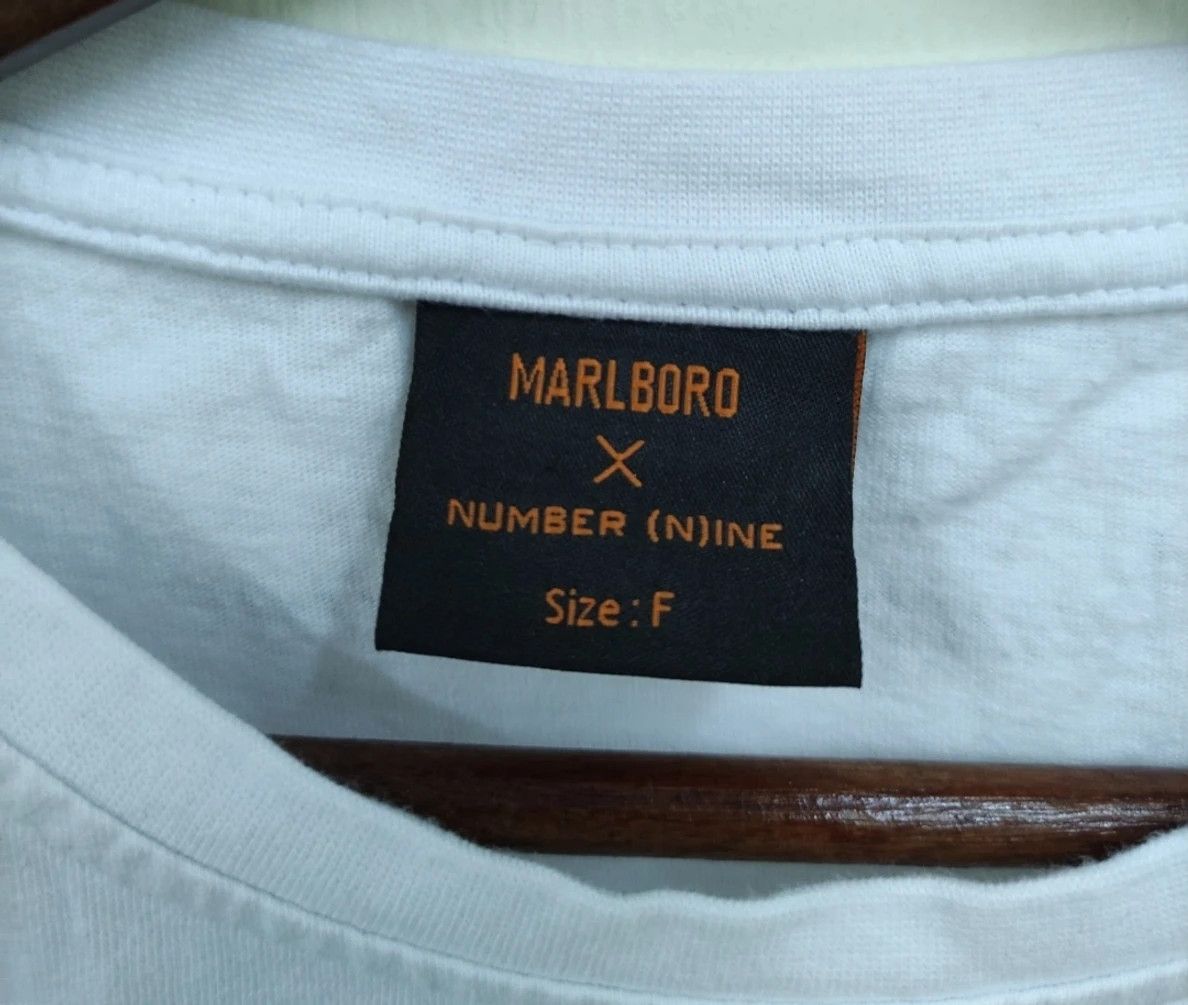 Number (N)ine Number Nine (N)ine X Marlboro White Tee Size US M / EU 48-50 / 2 - 7 Thumbnail
