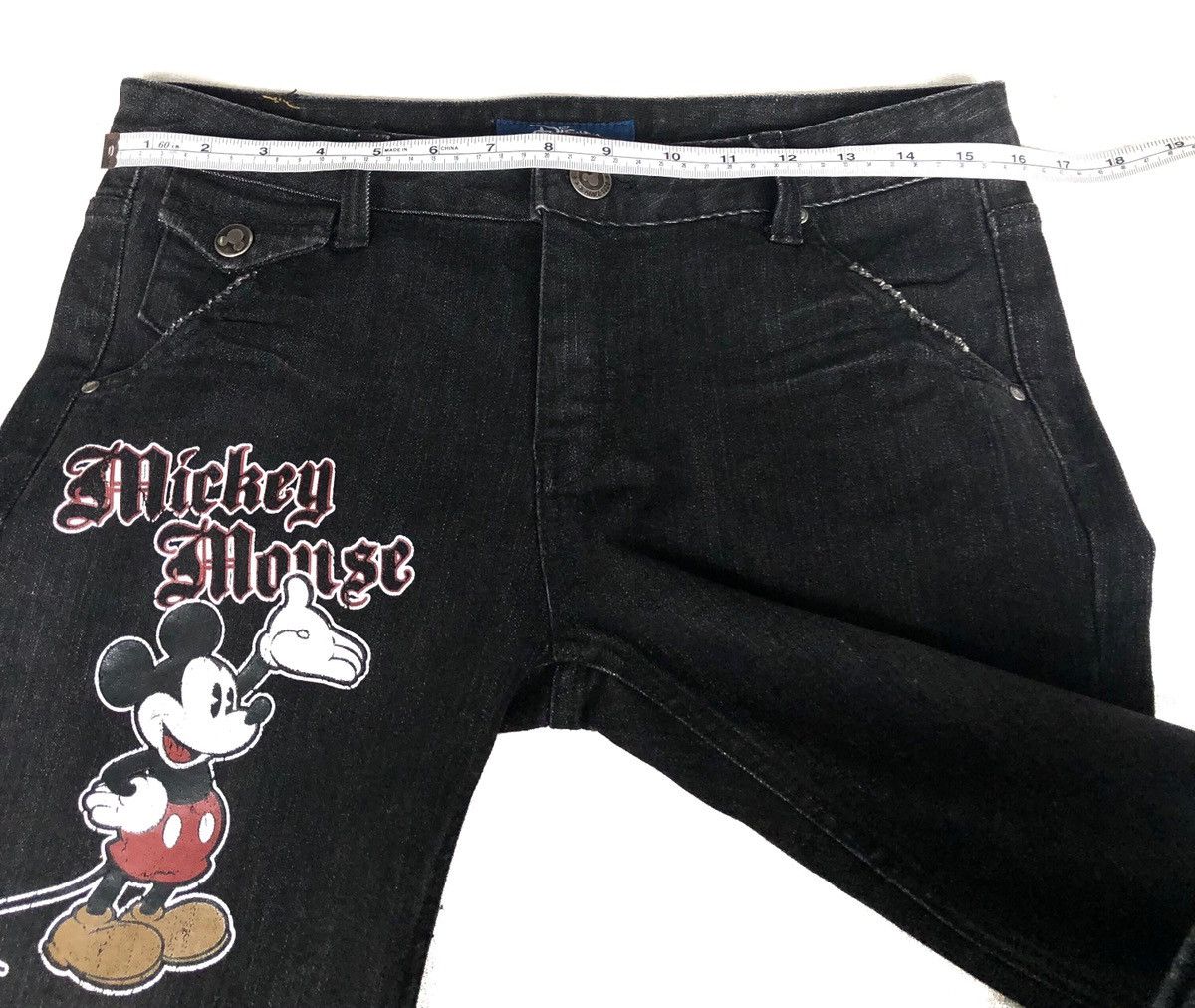 Disney Disney Mickey Mouse Denim Long Pants Size 29" - 14 Thumbnail
