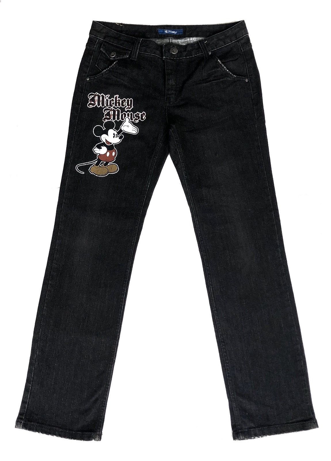 Disney Disney Mickey Mouse Denim Long Pants Size 29" - 2 Thumbnail