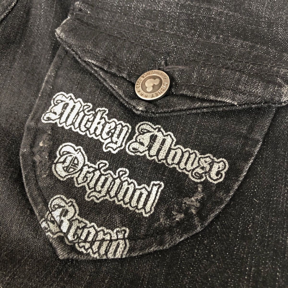 Disney Disney Mickey Mouse Denim Long Pants Size 29" - 12 Thumbnail