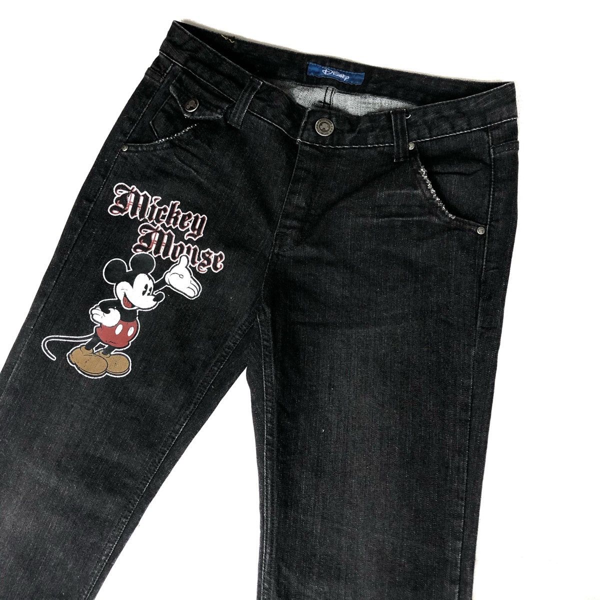 Disney Disney Mickey Mouse Denim Long Pants Size 29" - 7 Thumbnail