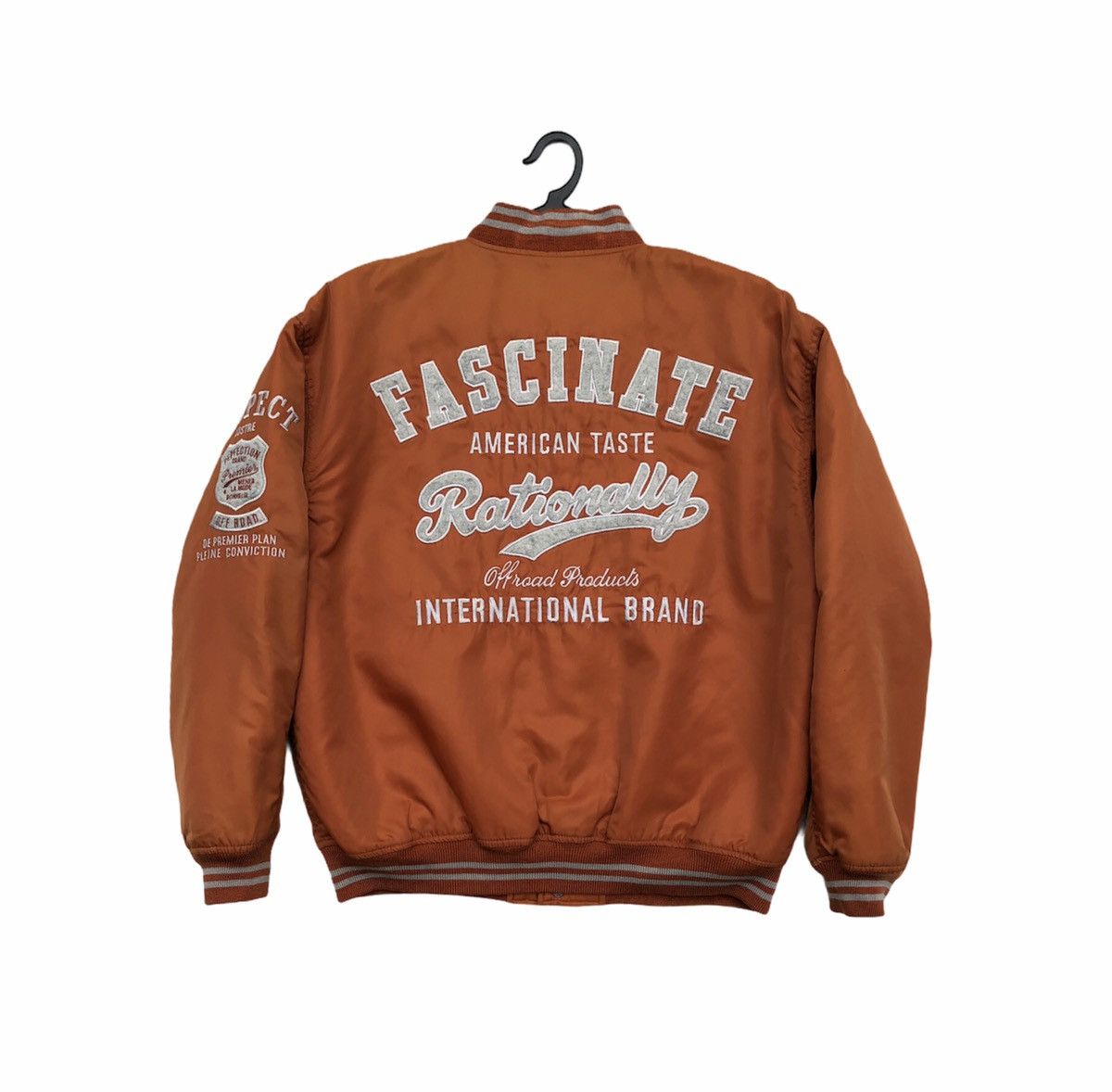 Vintage International Brand Stylish Varsity Jacket Embroidered Logo Size US L / EU 52-54 / 3 - 2 Thumbnail