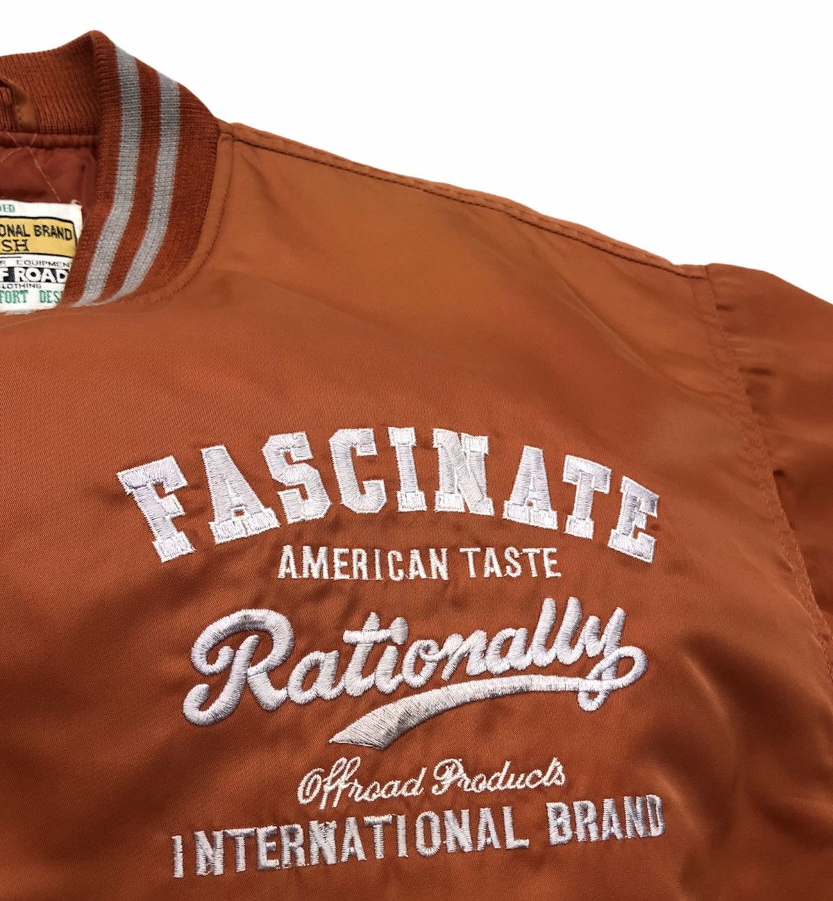 Vintage International Brand Stylish Varsity Jacket Embroidered Logo Size US L / EU 52-54 / 3 - 8 Thumbnail