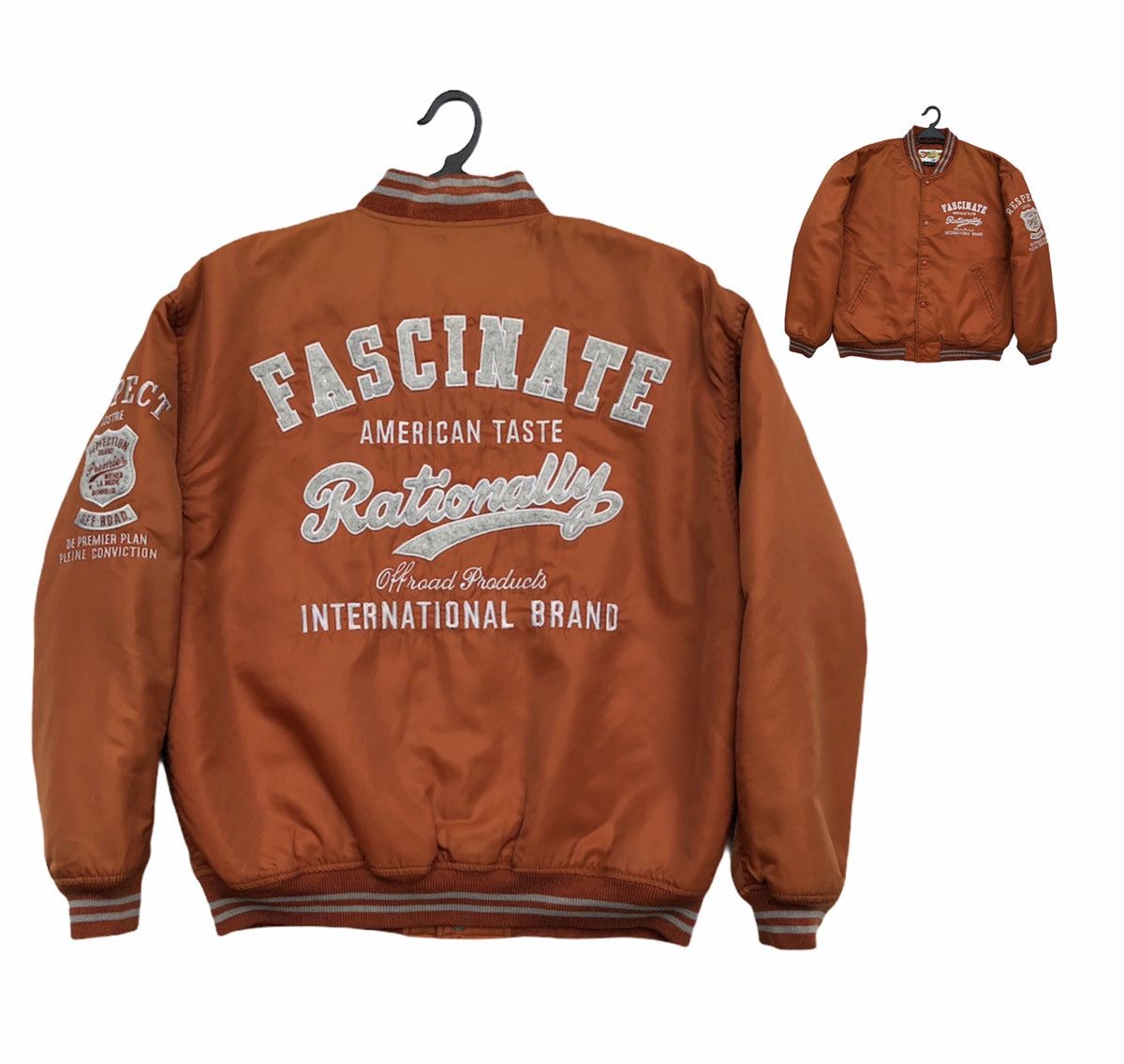 Vintage International Brand Stylish Varsity Jacket Embroidered Logo Size US L / EU 52-54 / 3 - 16 Thumbnail