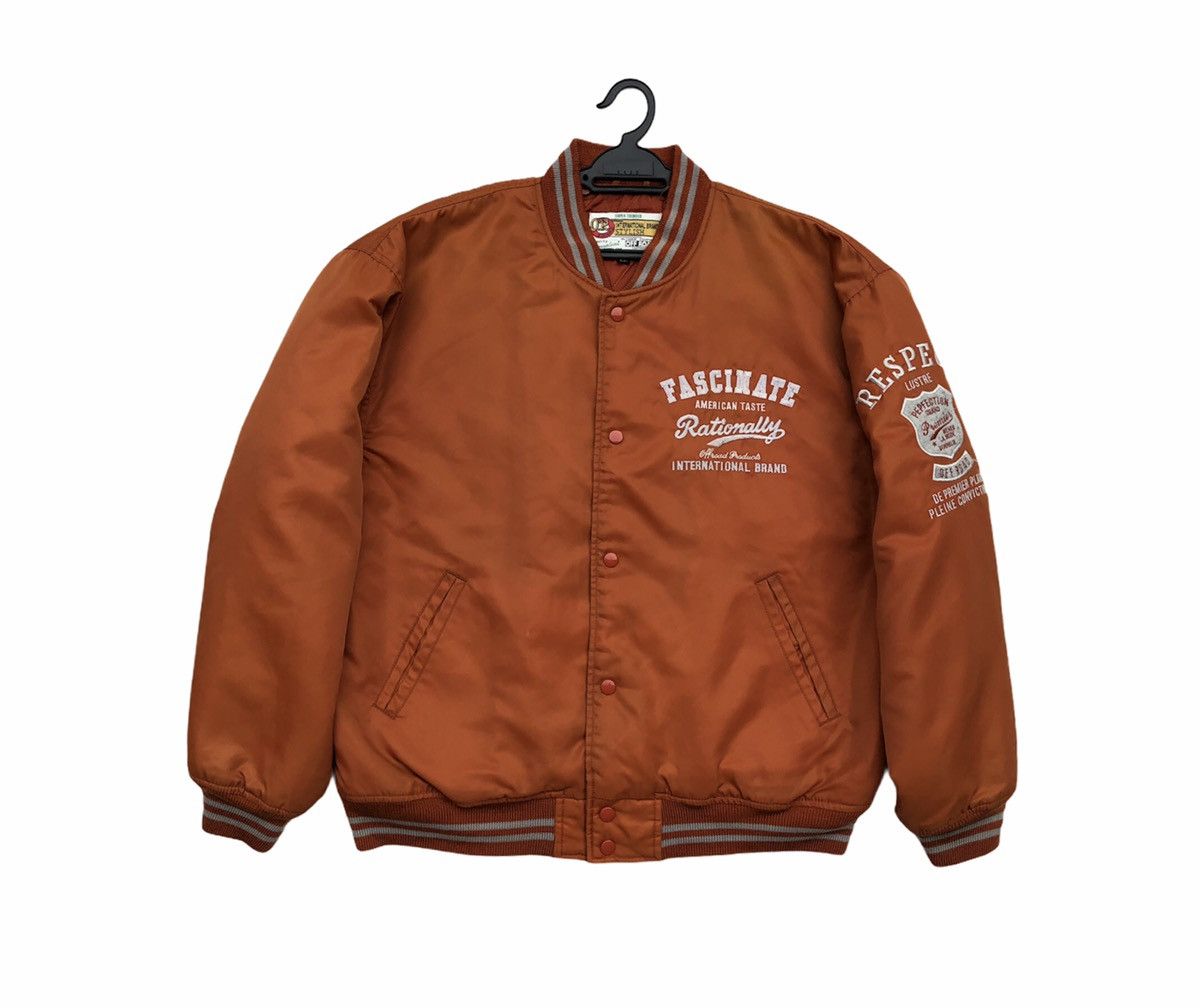 Vintage International Brand Stylish Varsity Jacket Embroidered Logo Size US L / EU 52-54 / 3 - 5 Thumbnail
