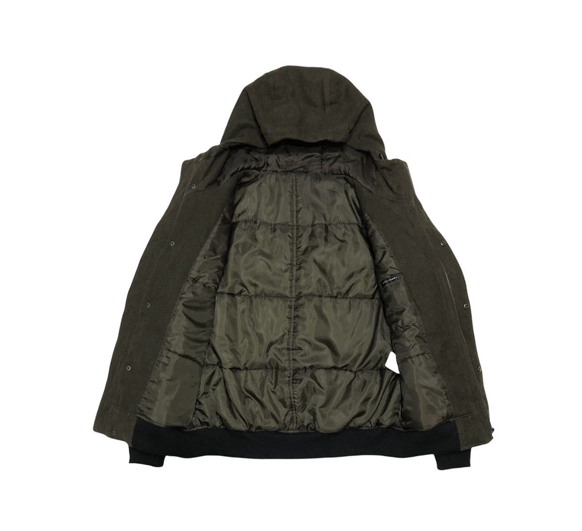 Vintage avv Homme Quilted Two Tones Hoodies Jacket Size US M / EU 48-50 / 2 - 9 Thumbnail
