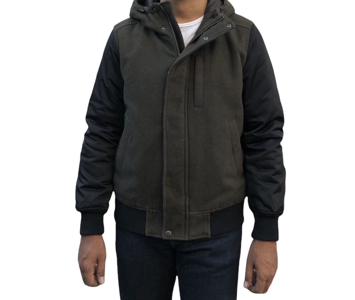 Vintage avv Homme Quilted Two Tones Hoodies Jacket Size US M / EU 48-50 / 2 - 4 Thumbnail