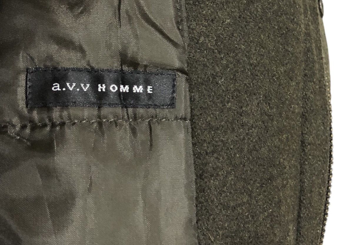Vintage avv Homme Quilted Two Tones Hoodies Jacket Size US M / EU 48-50 / 2 - 12 Thumbnail