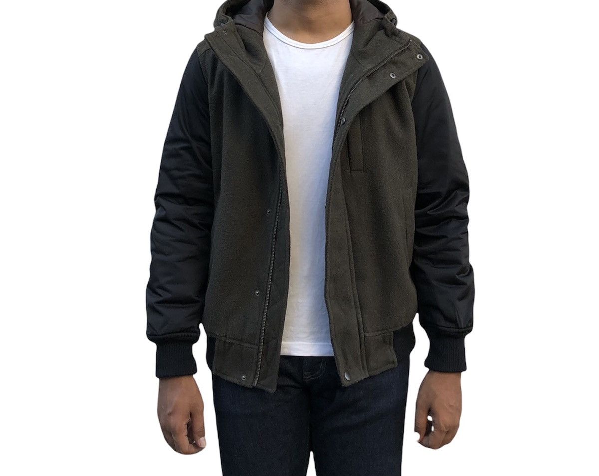 Vintage avv Homme Quilted Two Tones Hoodies Jacket Size US M / EU 48-50 / 2 - 2 Thumbnail