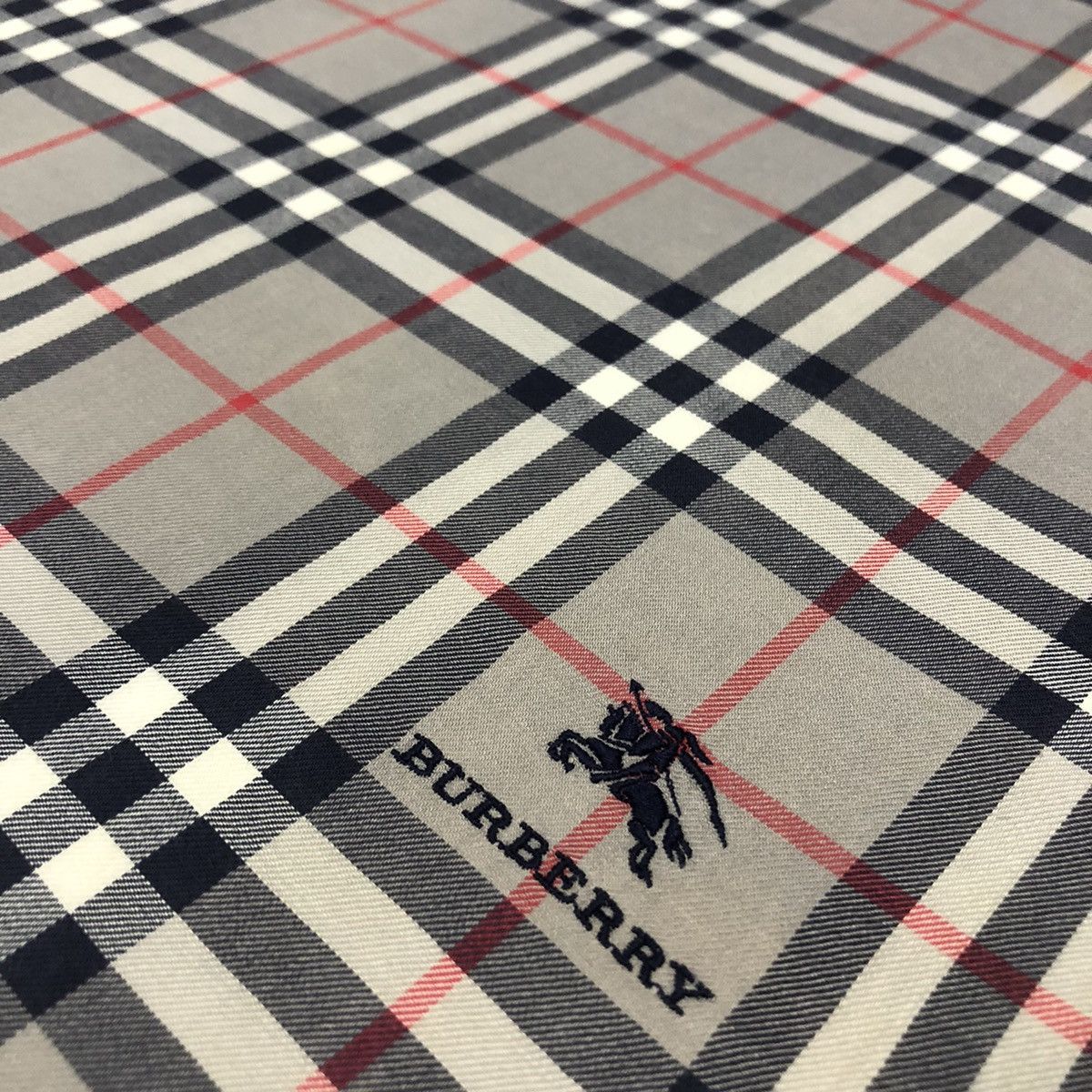 Burberry Burberry Novacheck Grey Handkerchief Size ONE SIZE - 4 Thumbnail
