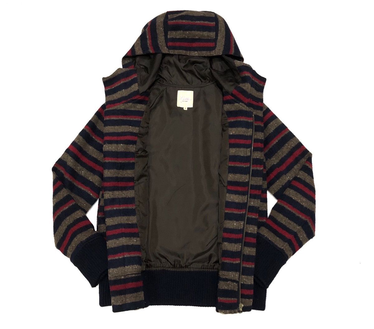 Japanese Brand Letter Back Number Duffle Coat With Hoodie For Women Size M / US 6-8 / IT 42-44 - 5 Thumbnail