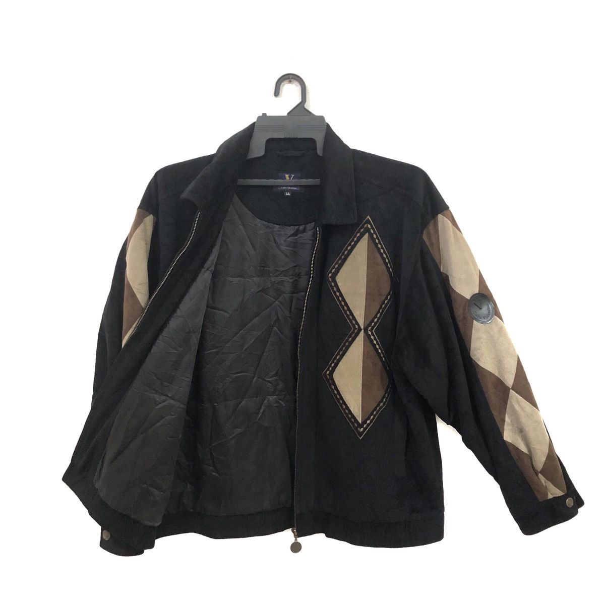 Vintage Vintage CALRO VALENTINO Bomber Jacket Style Size US L / EU 52-54 / 3 - 2 Thumbnail