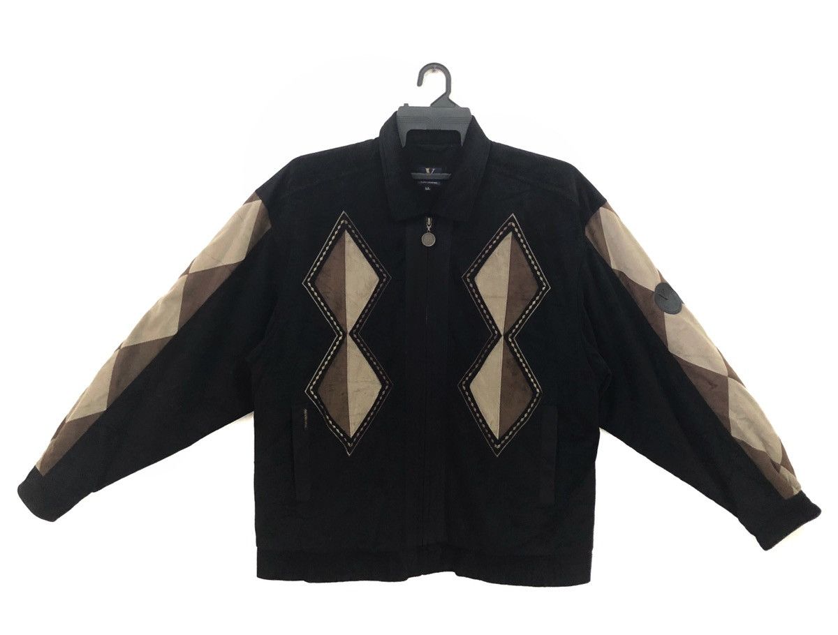 Vintage Vintage CALRO VALENTINO Bomber Jacket Style Size US L / EU 52-54 / 3 - 4 Thumbnail