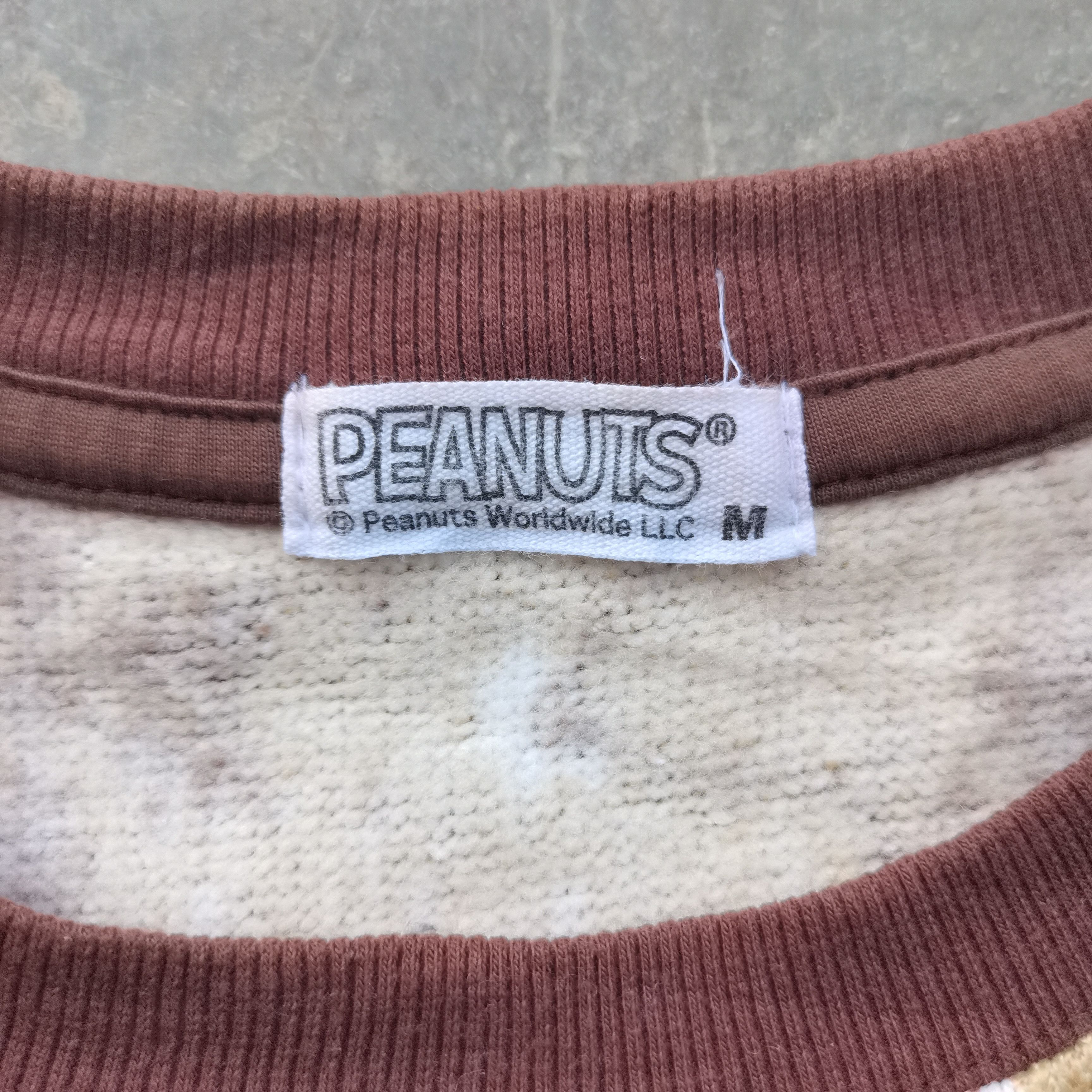 Native × Peanuts Rare🔥Vintage PEANUTS Navajo Longsleeve Sweatshirt Size US M / EU 48-50 / 2 - 10 Thumbnail