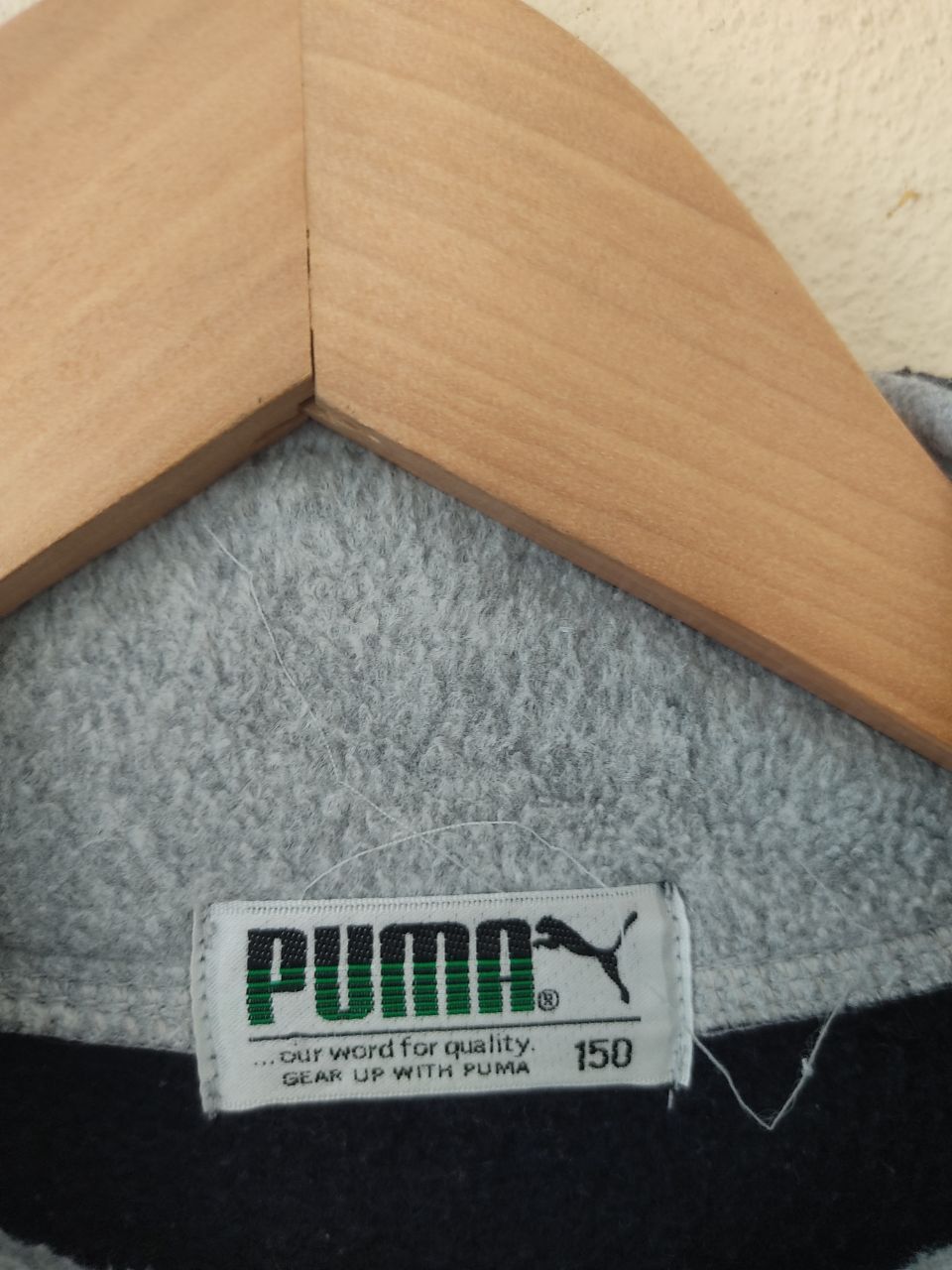 Puma × Vintage Vintage Puma Big Logo Anorak Fleece Size US M / EU 48-50 / 2 - 4 Thumbnail